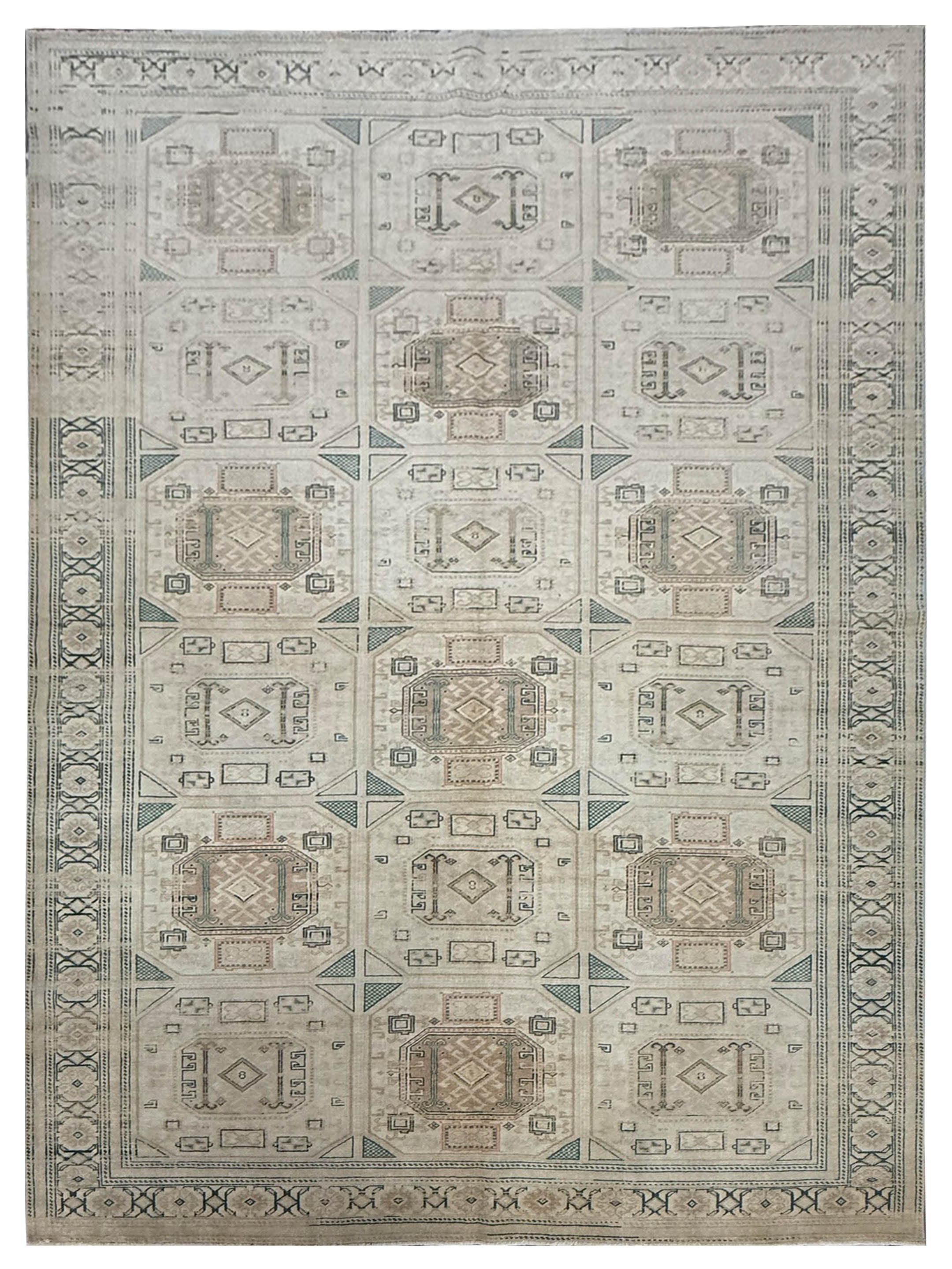 Kayseri Hand Knotted Beige 6x10