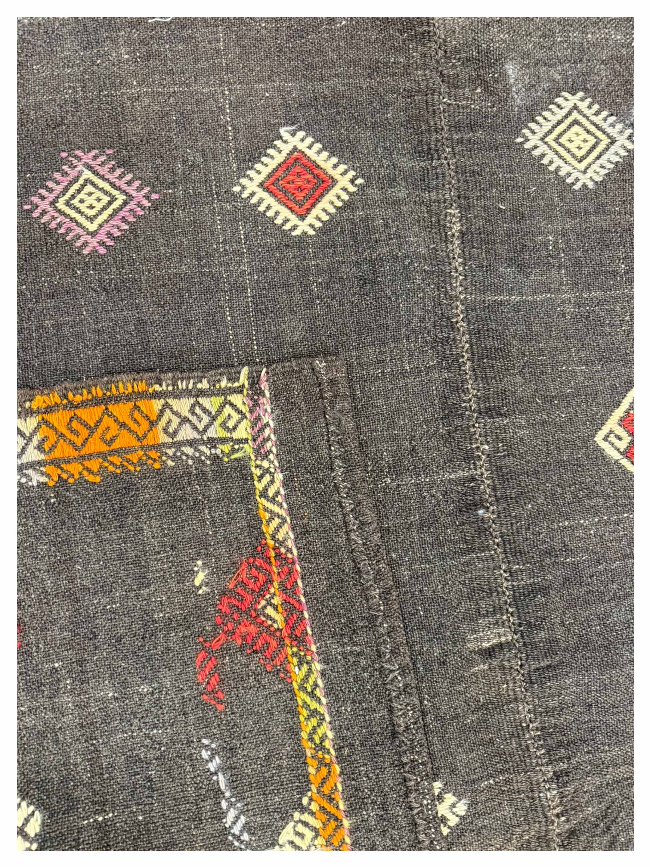 Jijim Kilim Hand Knotted Grey 6x8 - Image 3 of 3