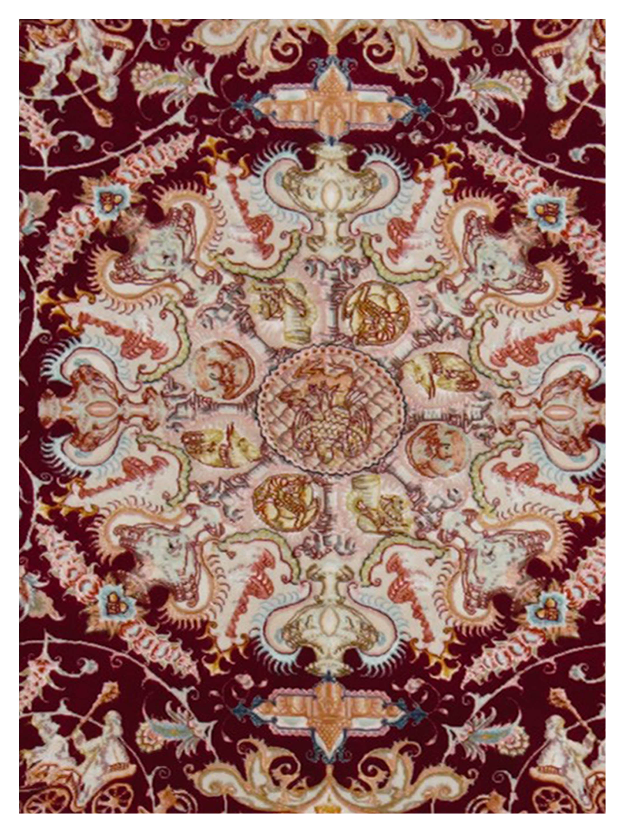 Tabriz Hand Knotted Brown 7x10 - Image 4 of 7