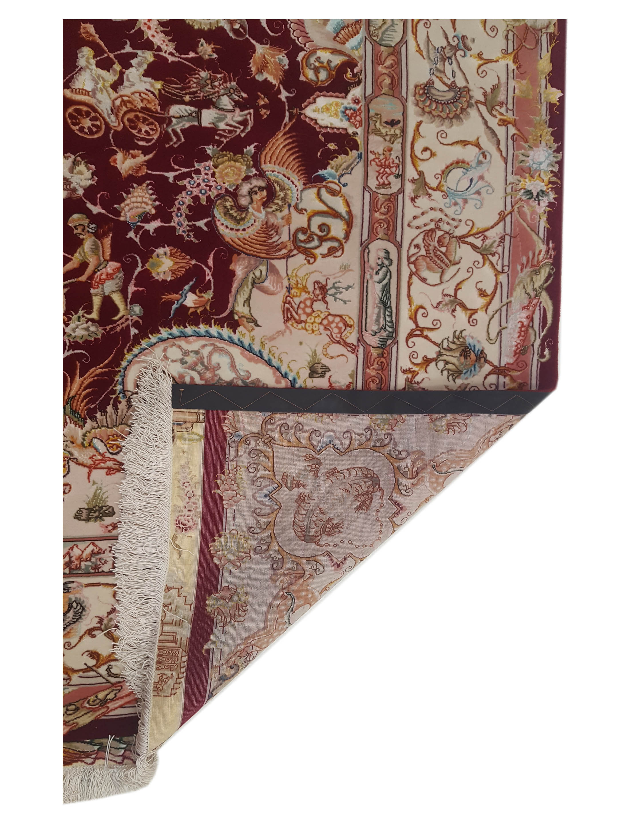 Tabriz Hand Knotted Brown 7x10 - Image 7 of 7