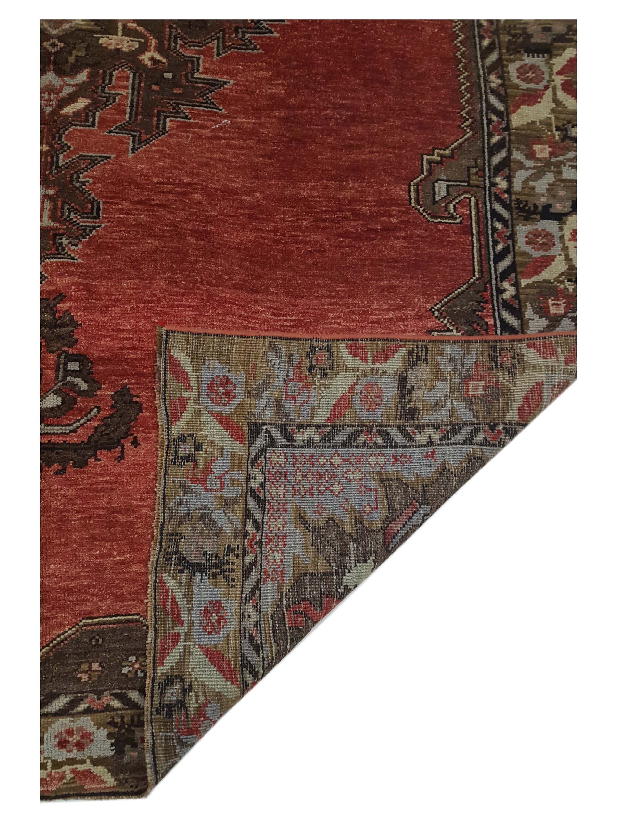 Karabagh Hand Knotted Rust 5x10 - Image 3 of 6