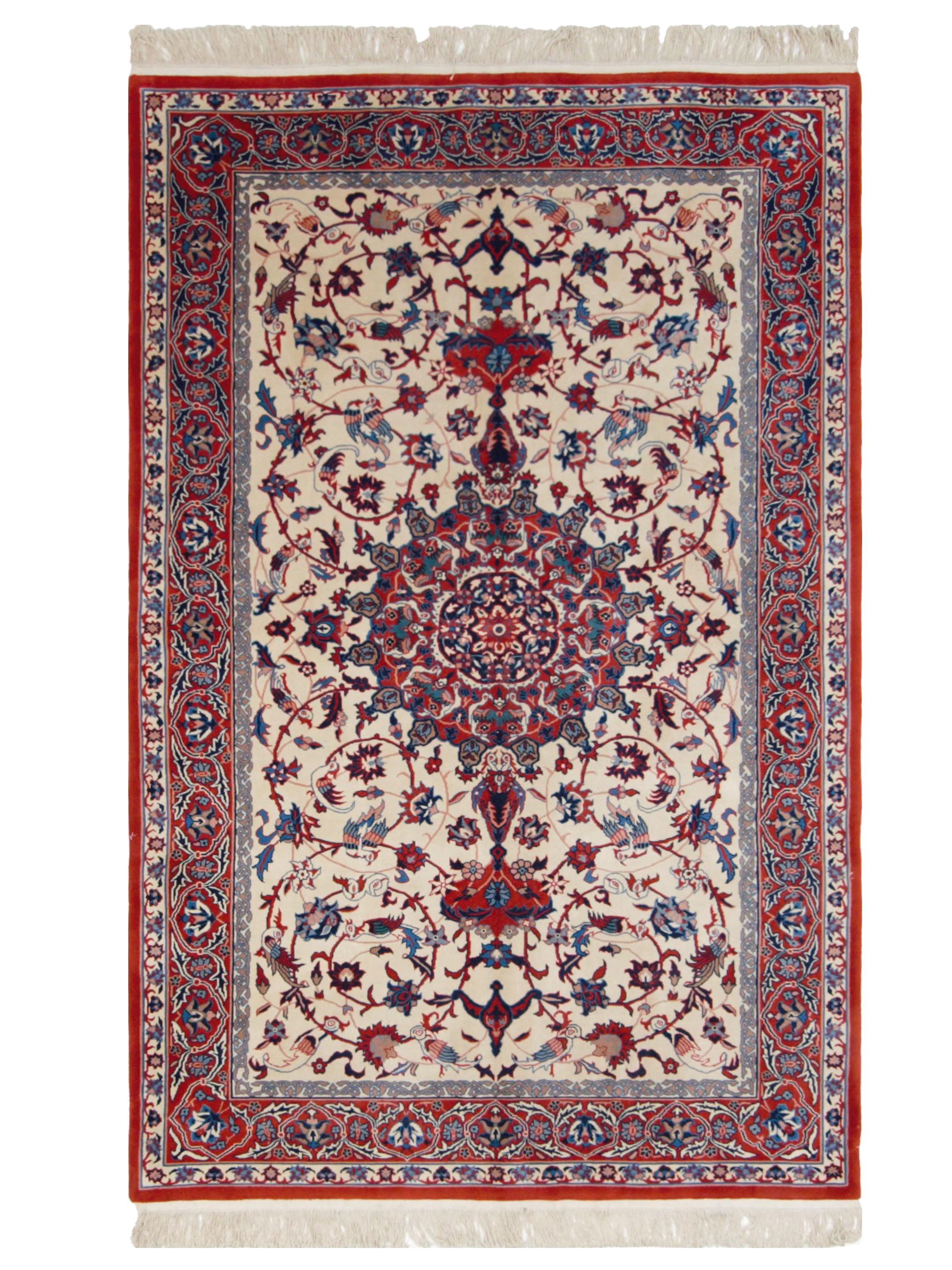 Isfahan Antique Ivory 5x8