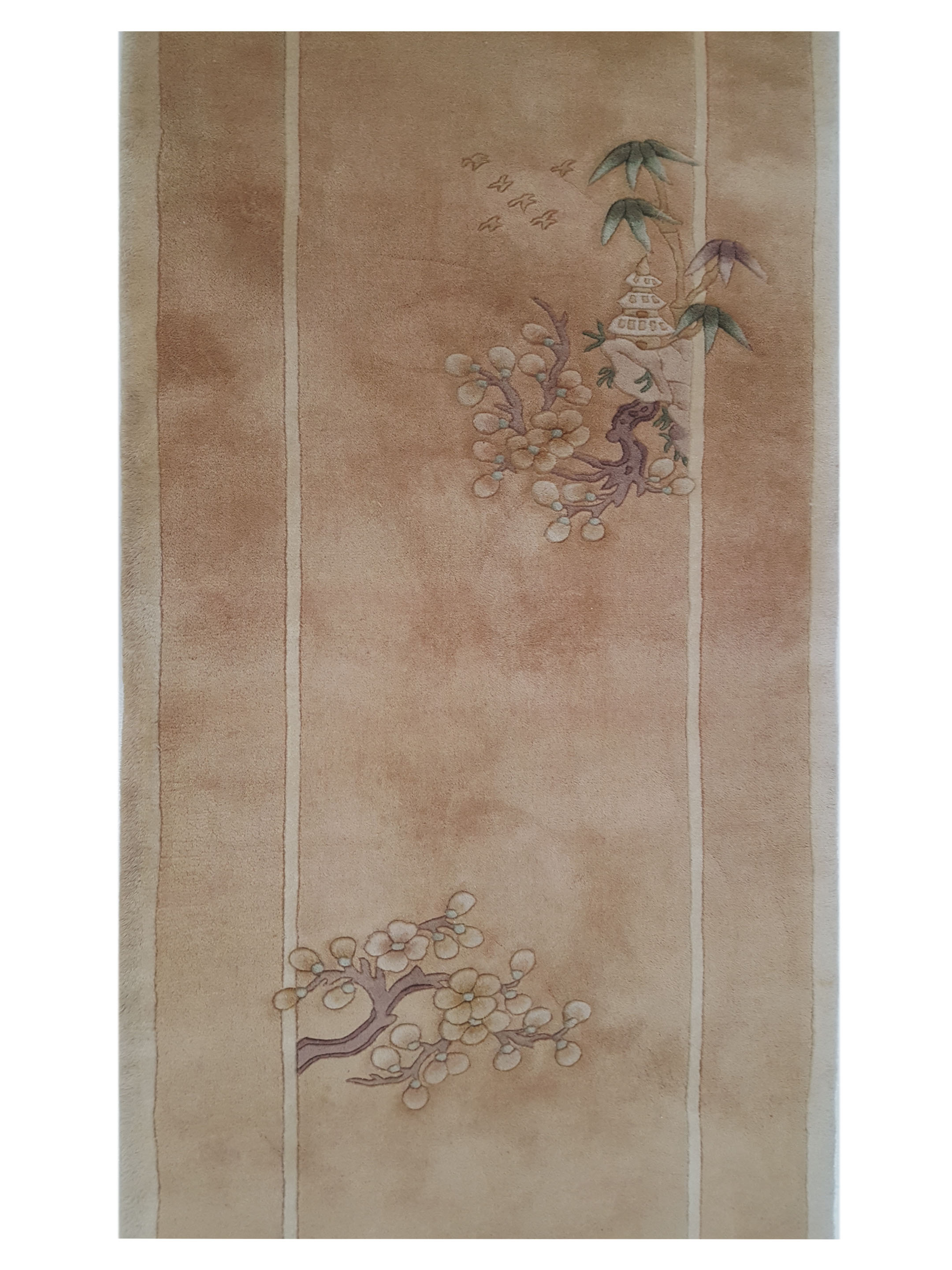 Chinese Hand Knotted Latte 2x10 - Image 4 of 6