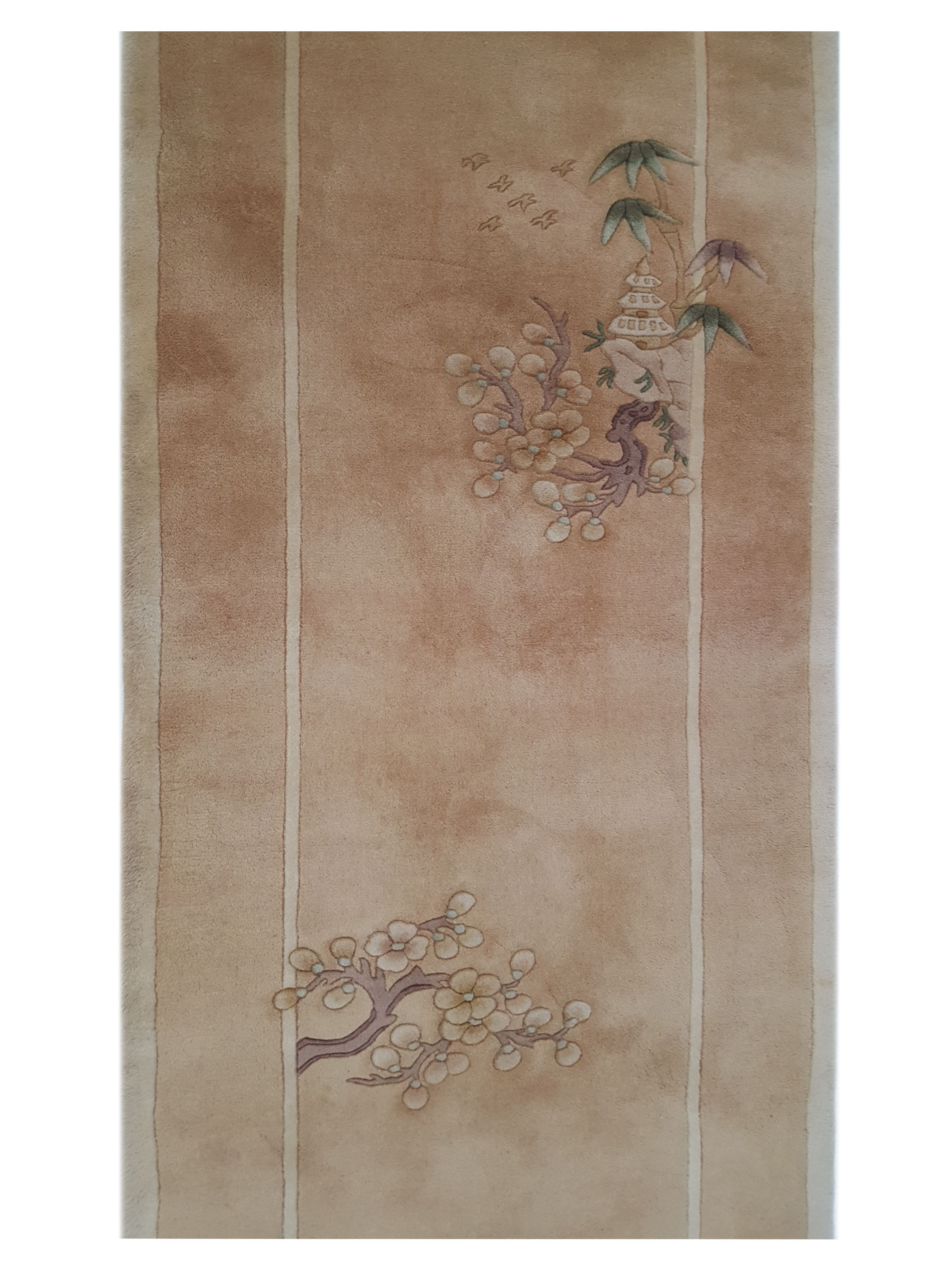 Chinese Hand Knotted Latte 2x10 - Image 5 of 6