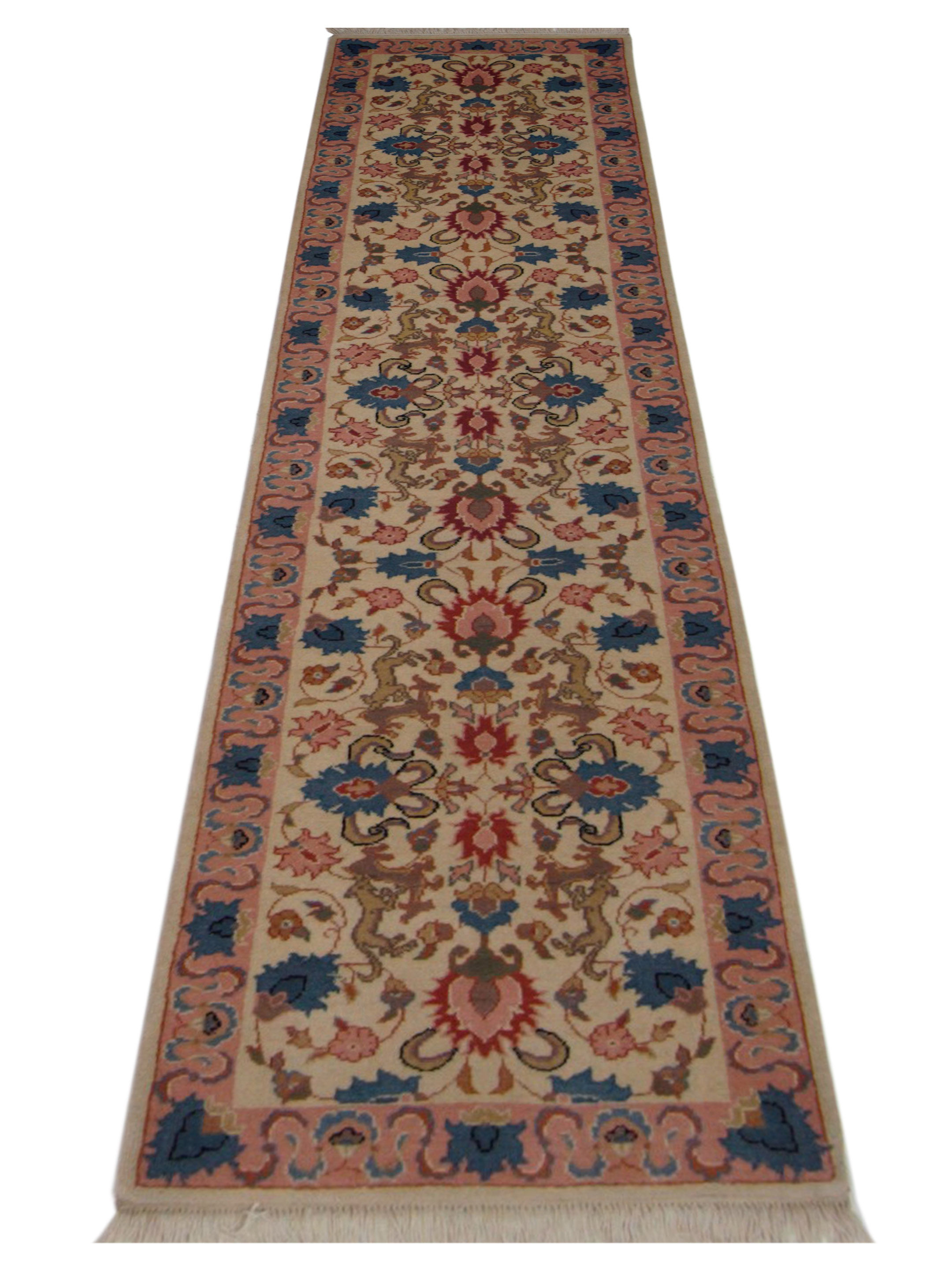 Bucharest Hand Knotted Beige 2.6x10 - Image 2 of 5