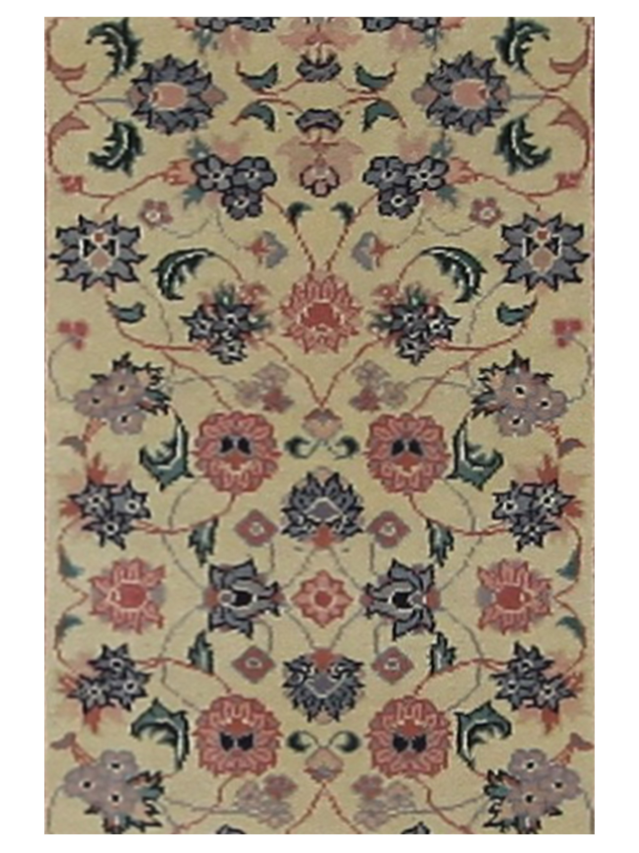Bucharest Hand Knotted Ivory 2.6x10 - Image 4 of 5