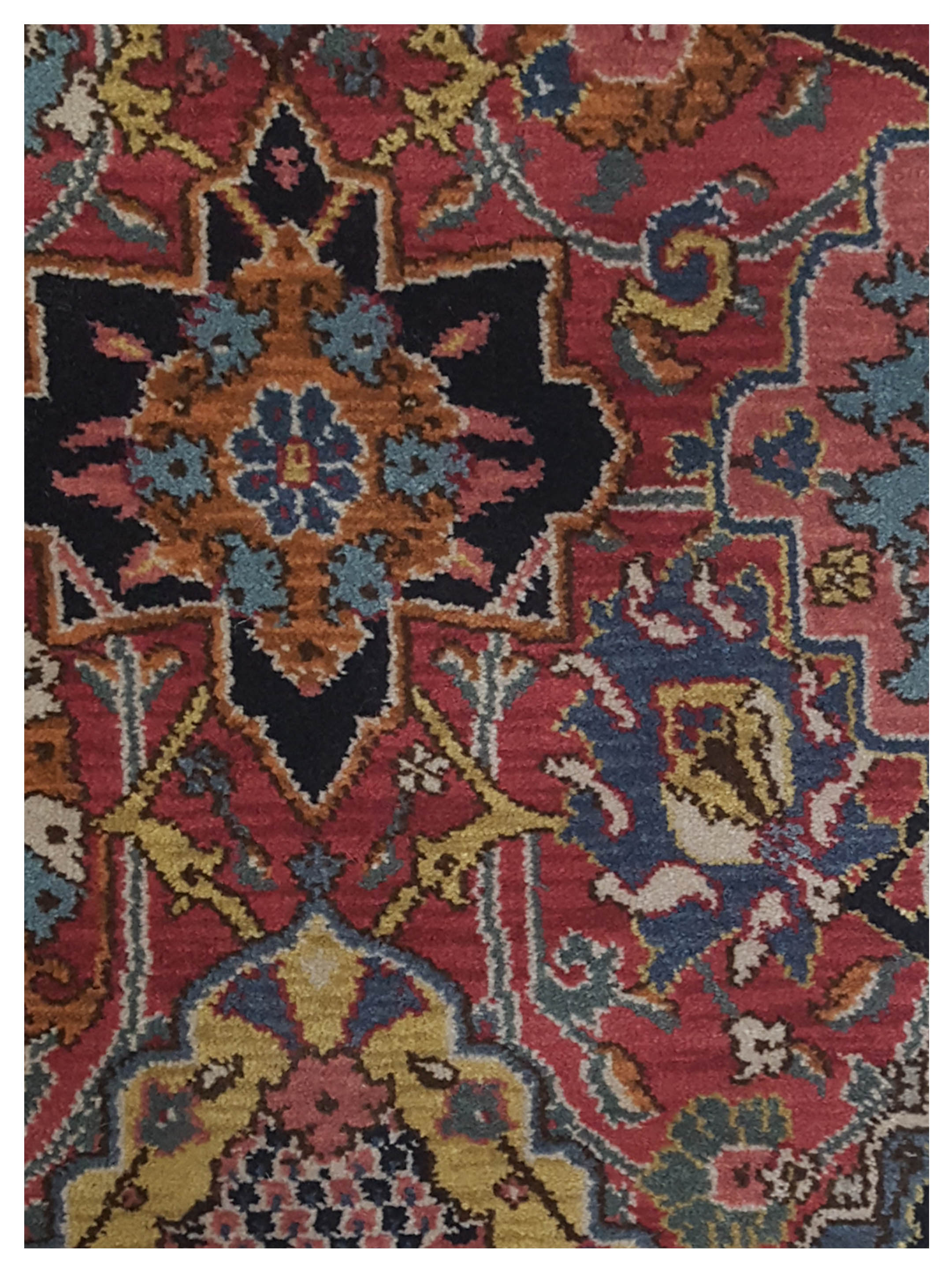 Kerman Power Loom Pink 6x9 - Image 3 of 5