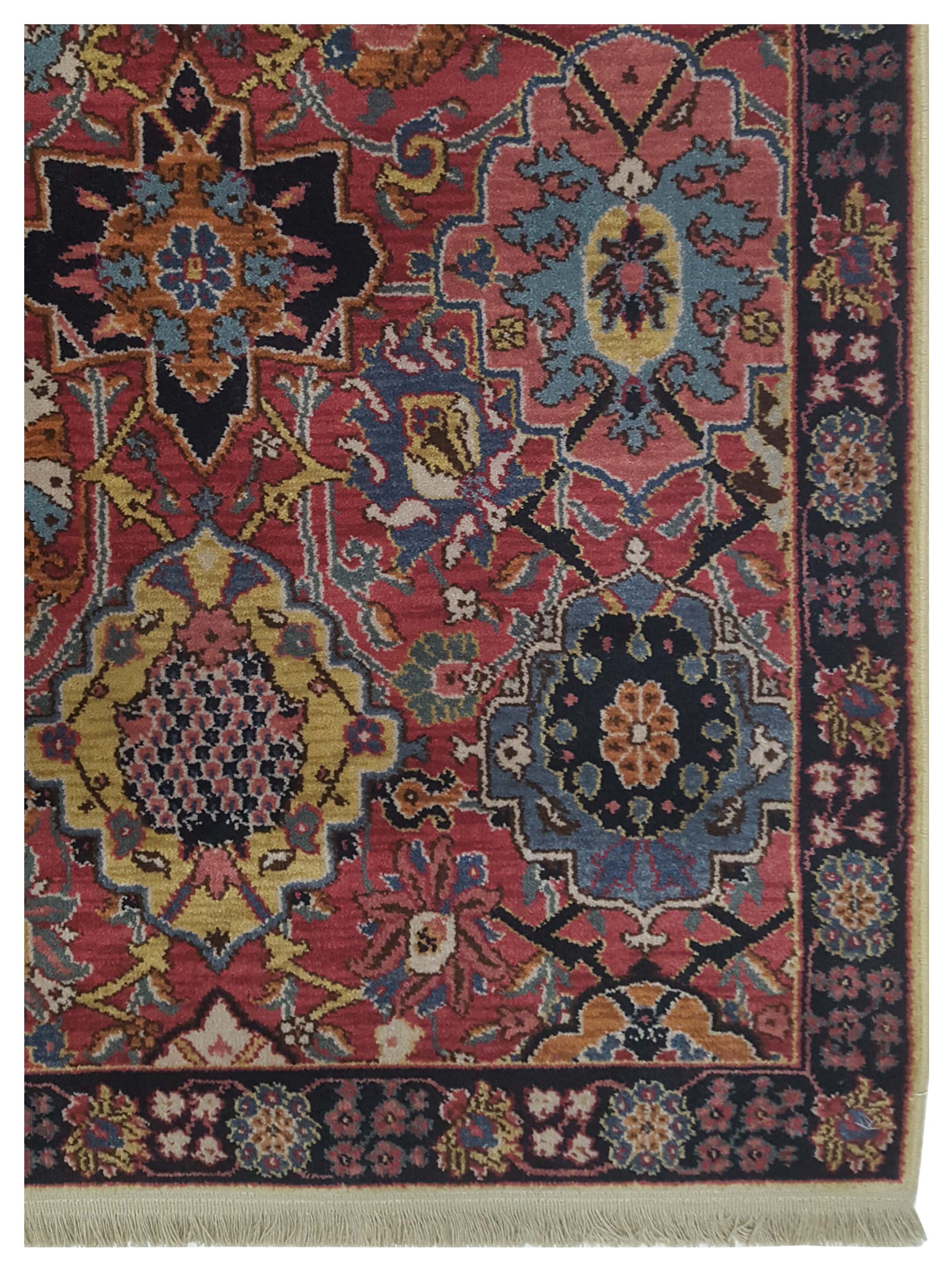 Kerman Power Loom Pink 6x9 - Image 4 of 5