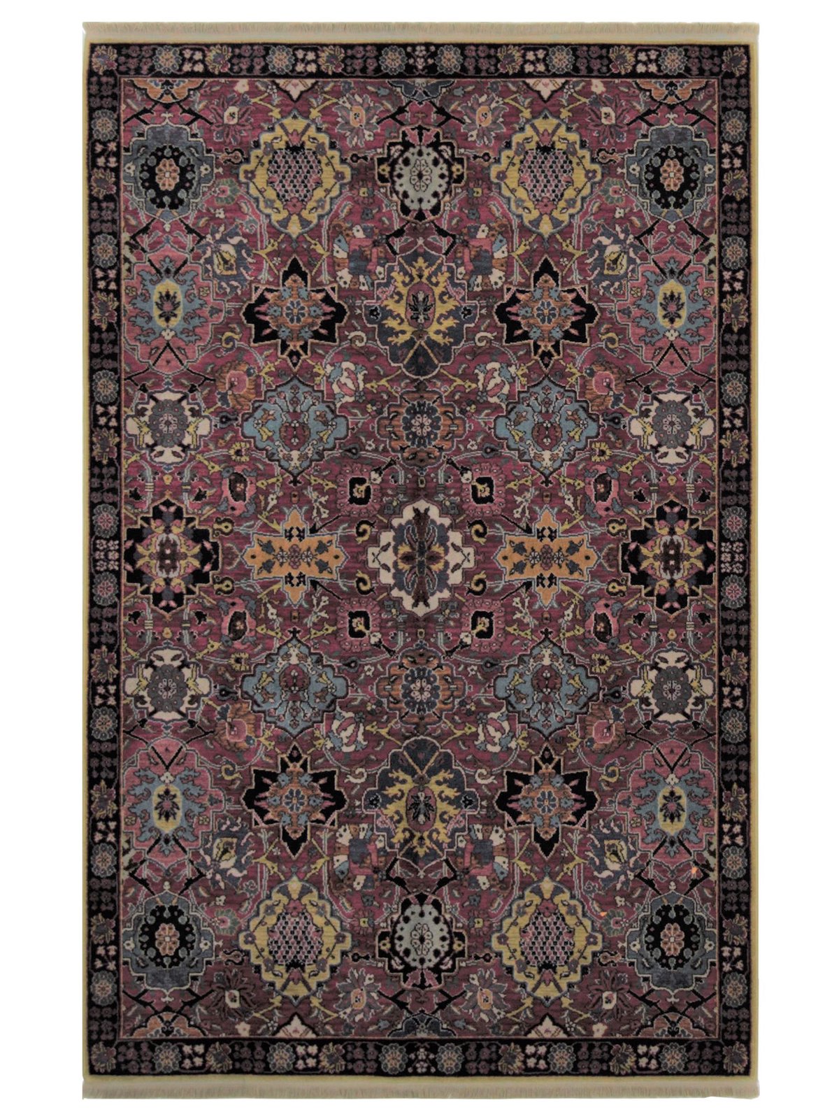 Kerman Power Loom Pink 6x9