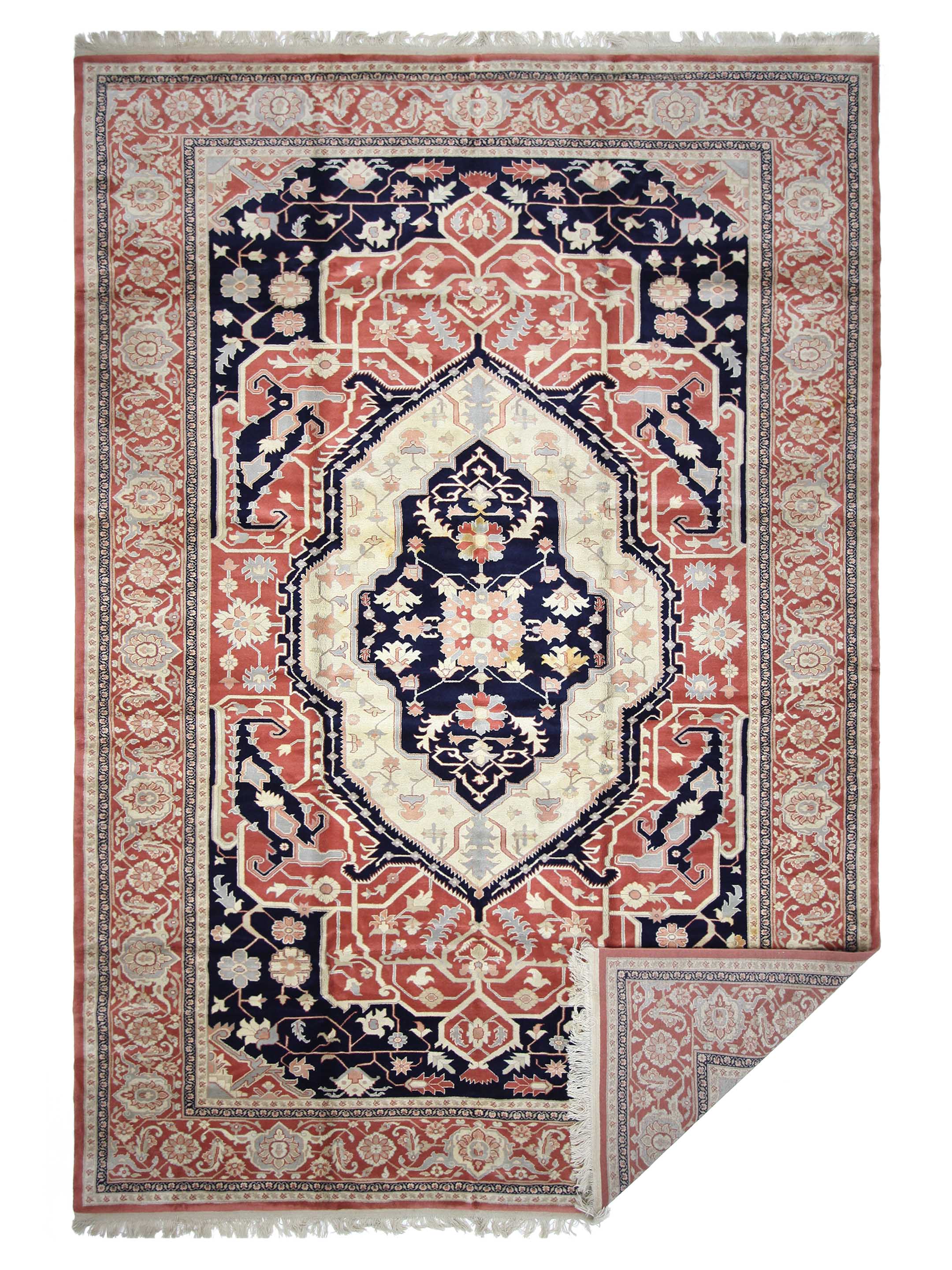 Heriz-Rm Hand Knotted Navy 12x18 - Image 5 of 5