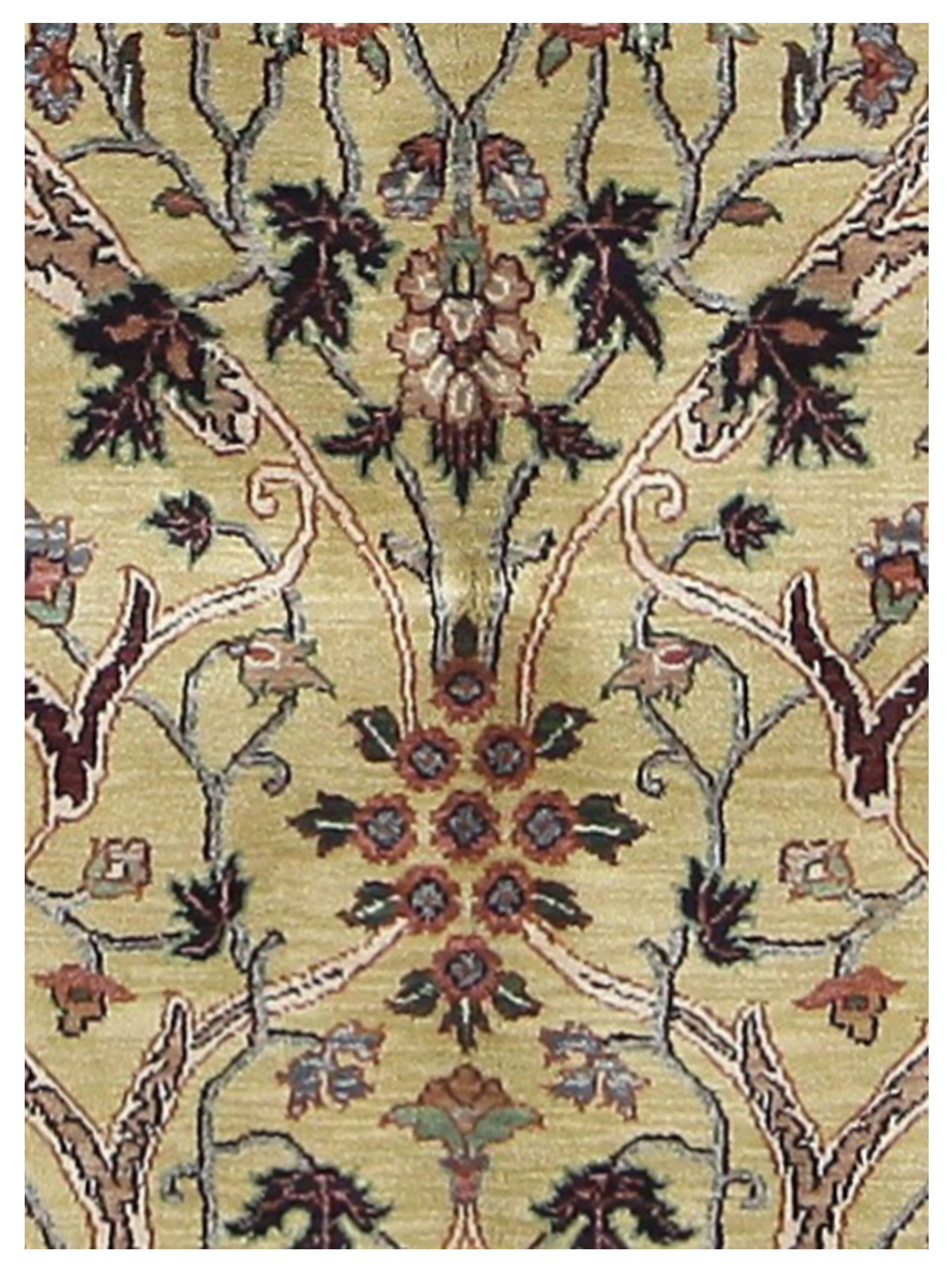 Indo-Persian Hand Knotted Gold 6x9 - Image 3 of 6