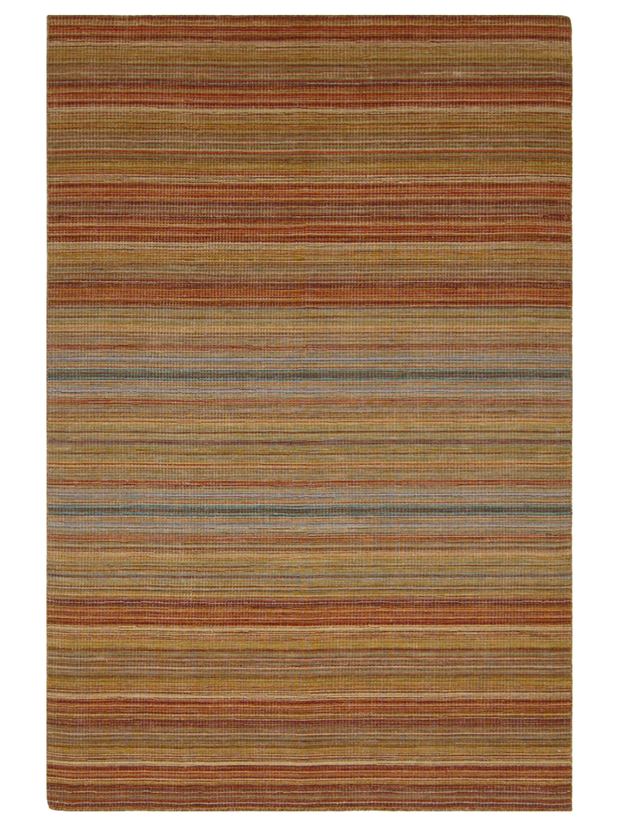Corduroy Hand Knotted Orange 6x9
