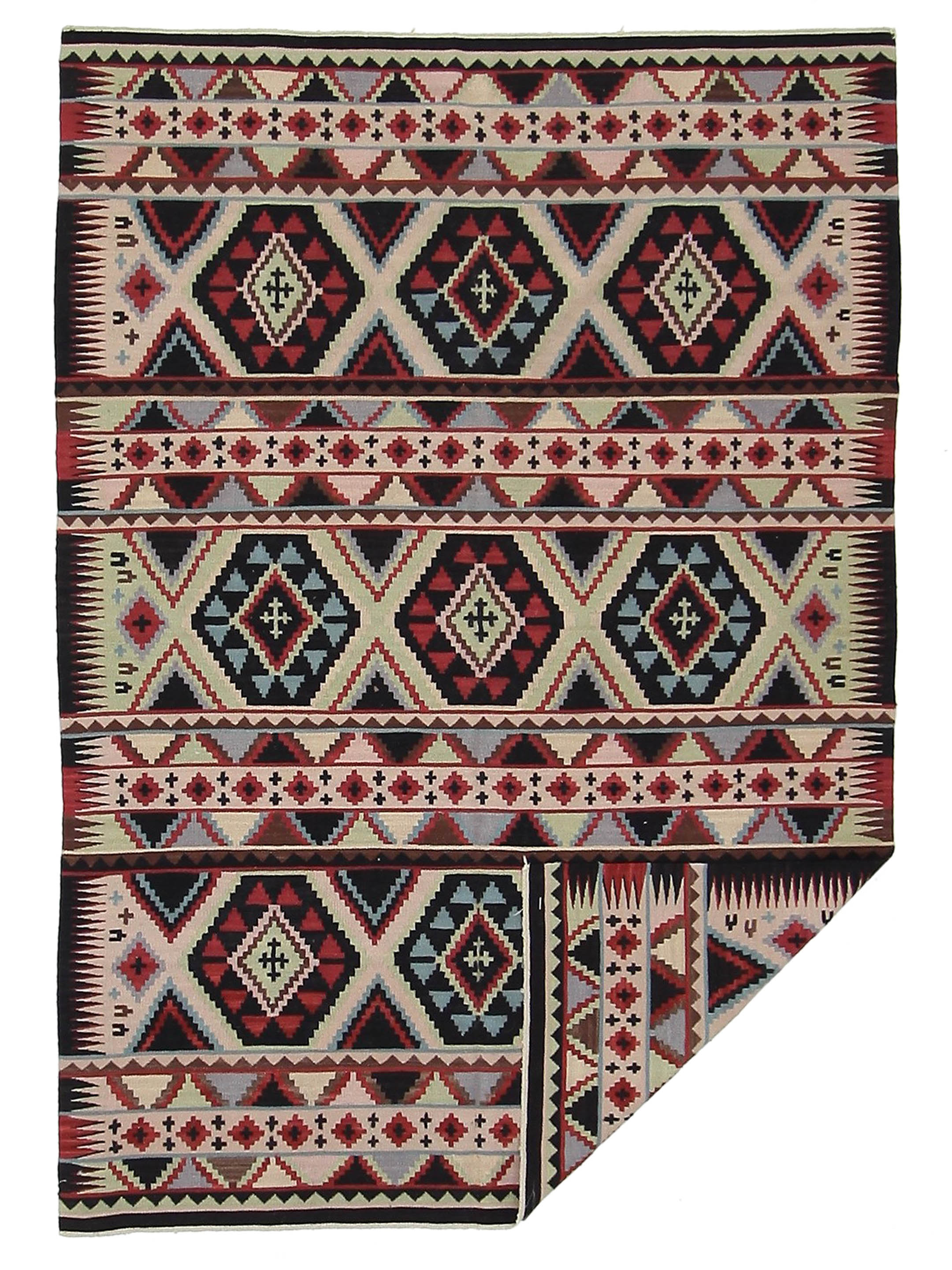 Kilim Hand Woven Multi 6x9 - Image 5 of 5