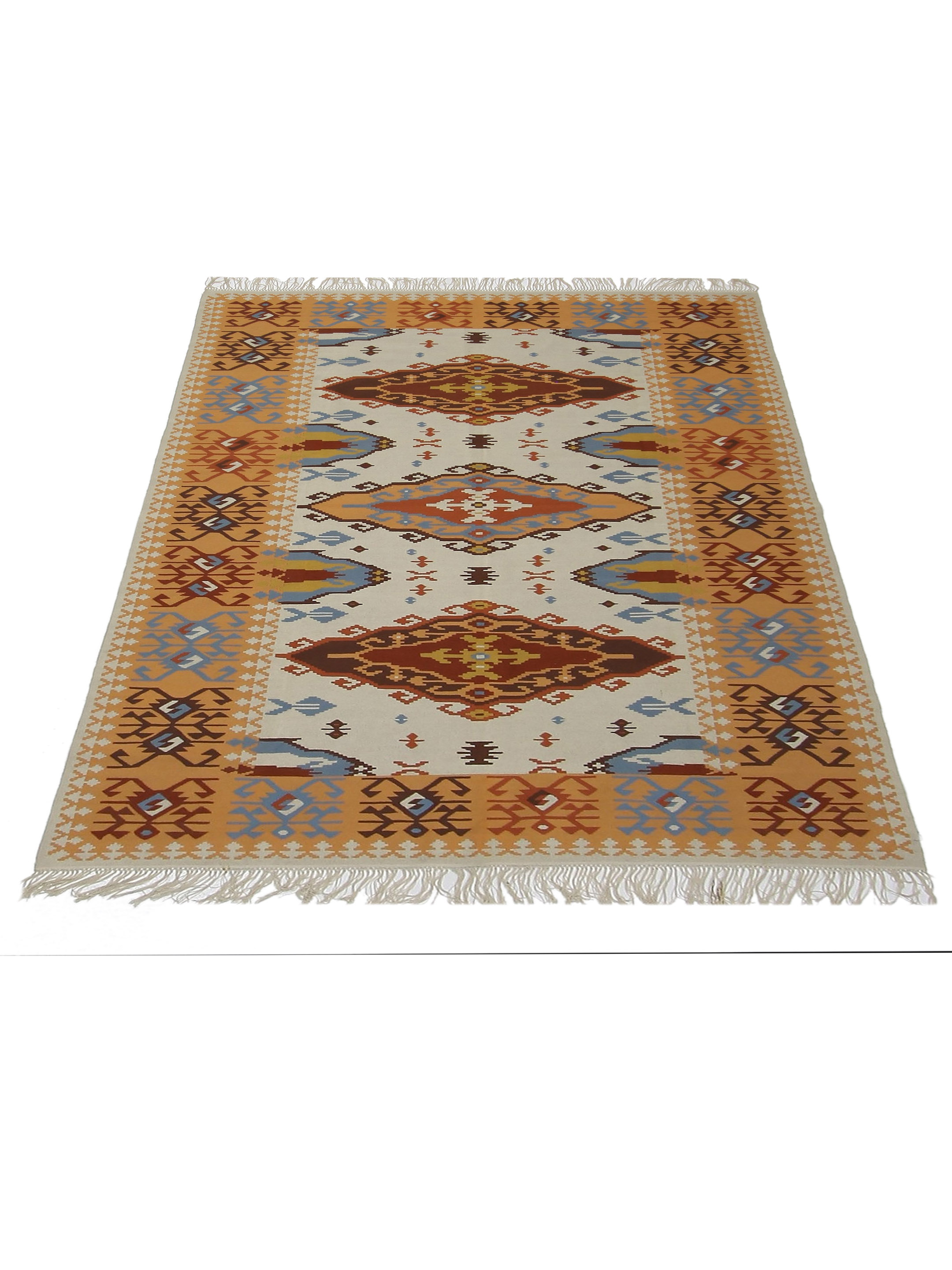 Kilim Hand Woven Multi 7x10 - Image 2 of 5