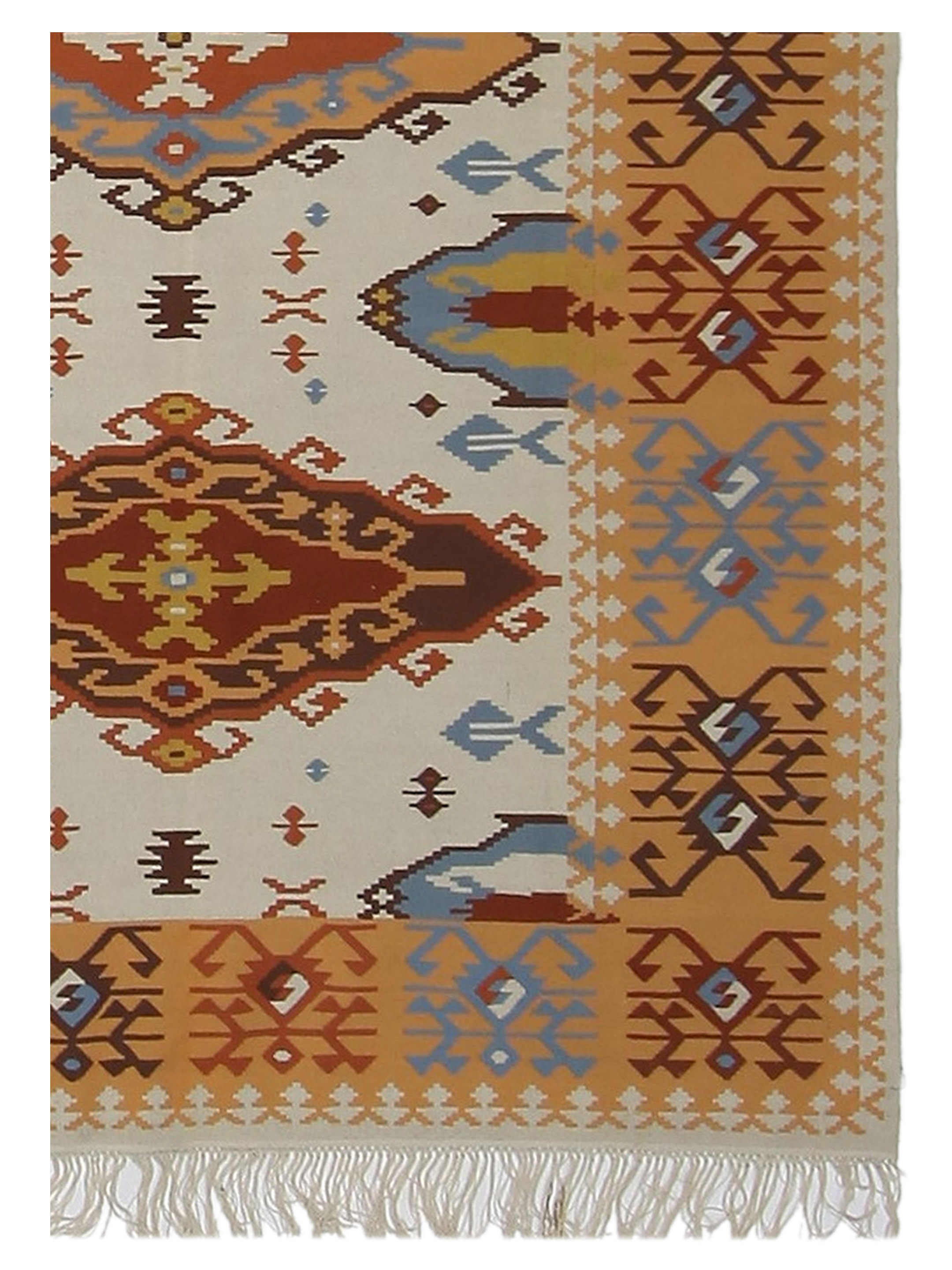 Kilim Hand Woven Multi 7x10 - Image 3 of 5