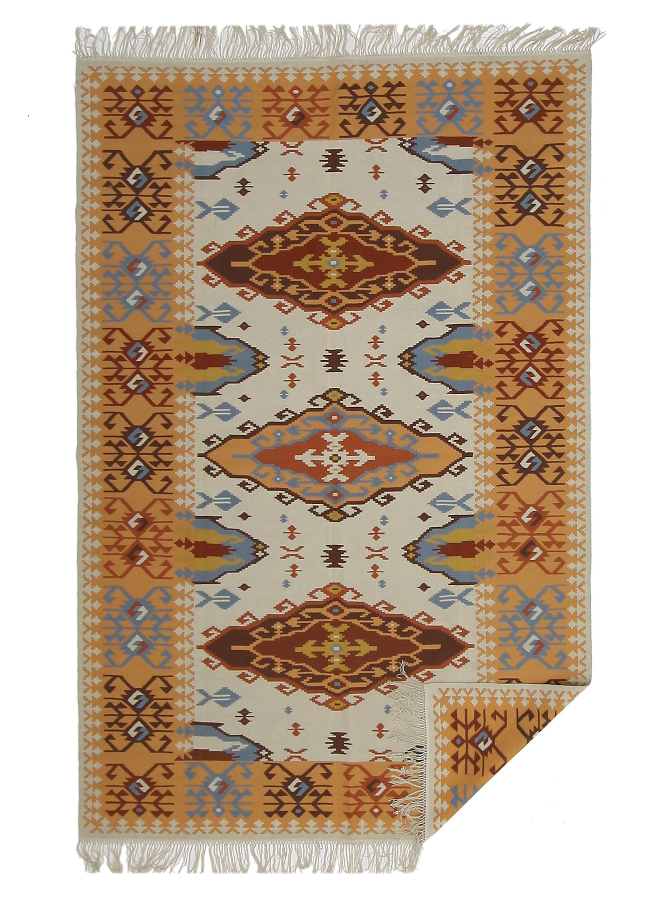 Kilim Hand Woven Multi 7x10 - Image 5 of 5