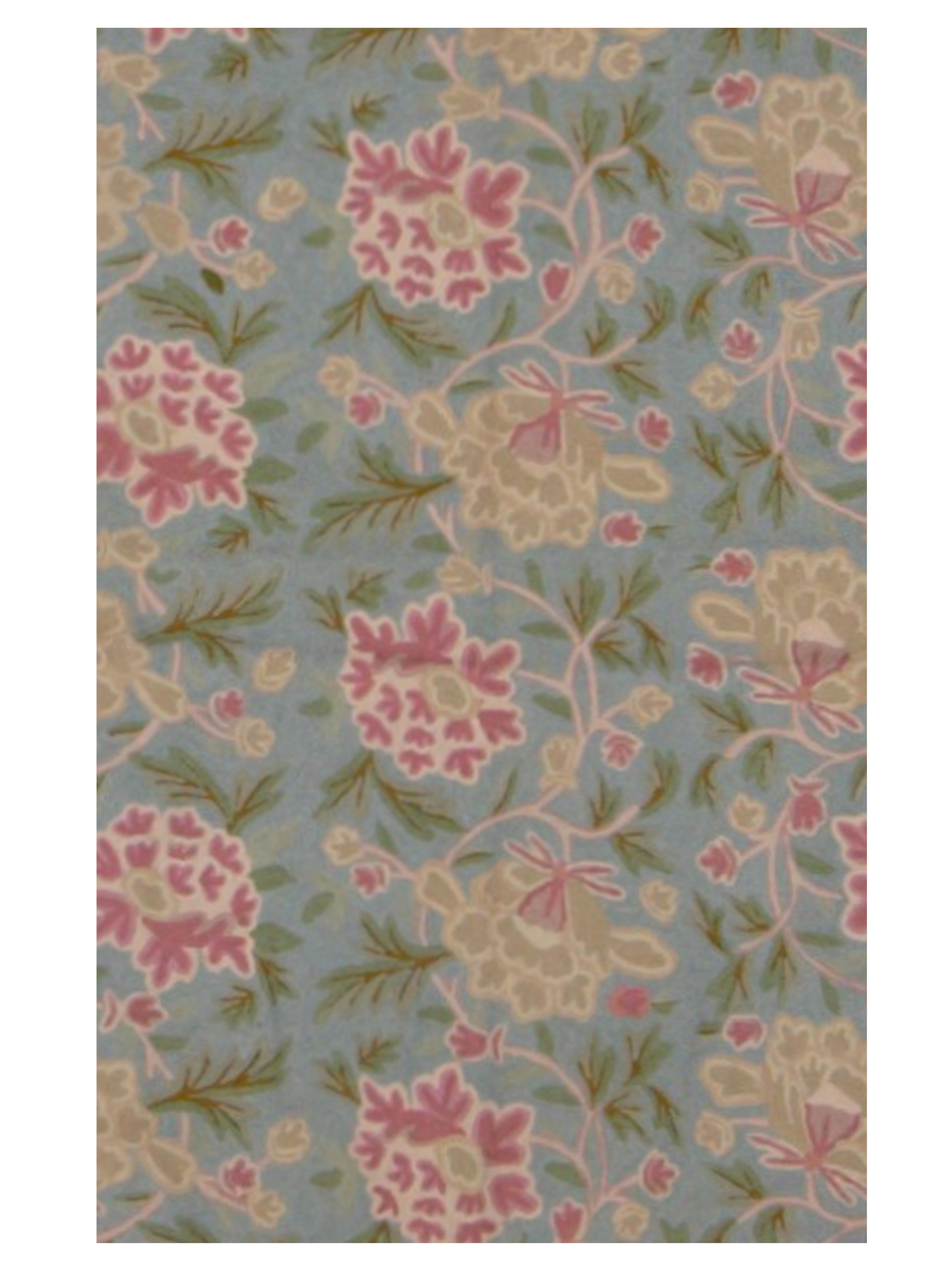 Chainstich Flatweave Aqua 4x6 - Image 4 of 5