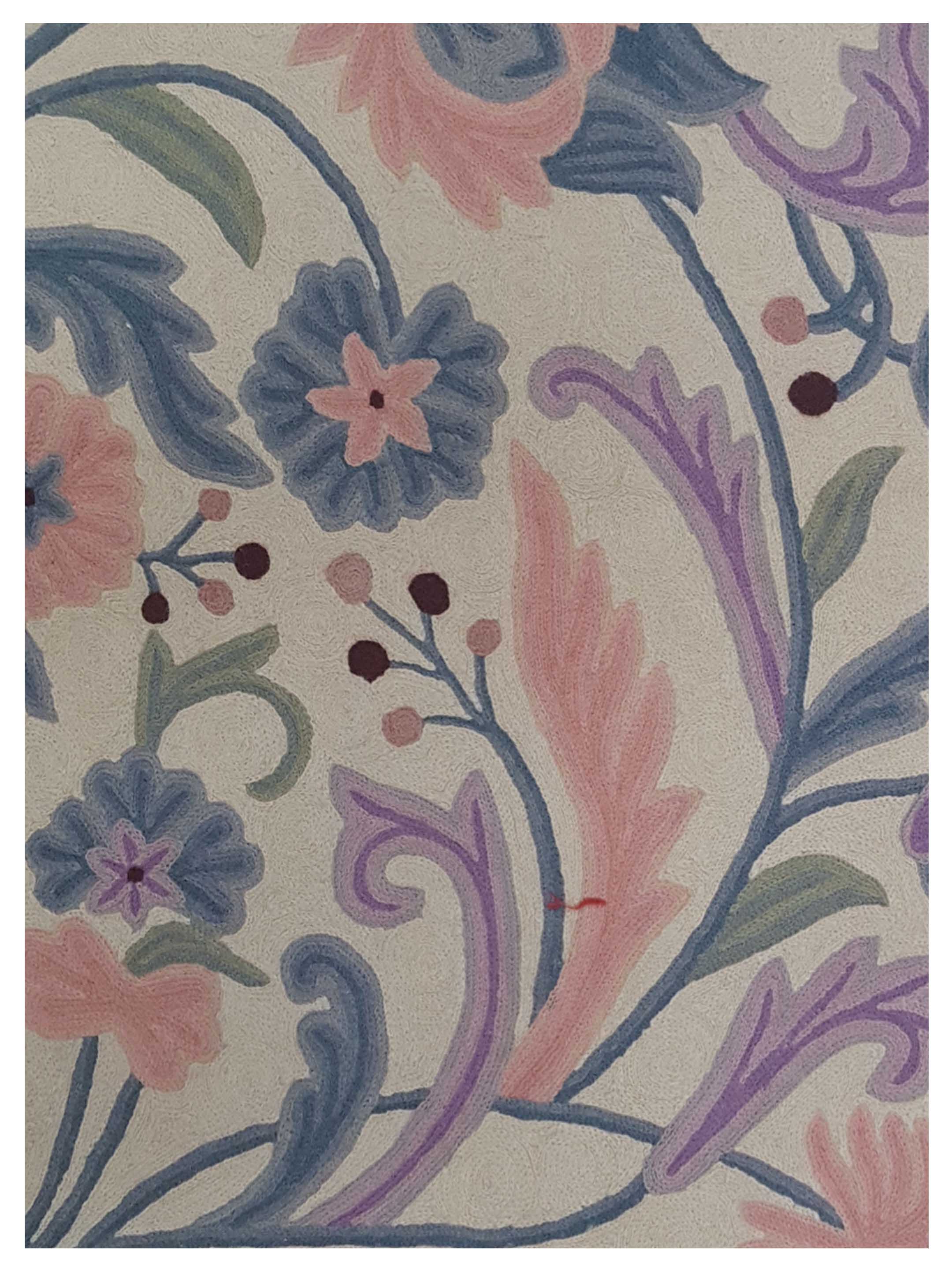 Chainstich Flatweave Pink 6x9 - Image 3 of 5
