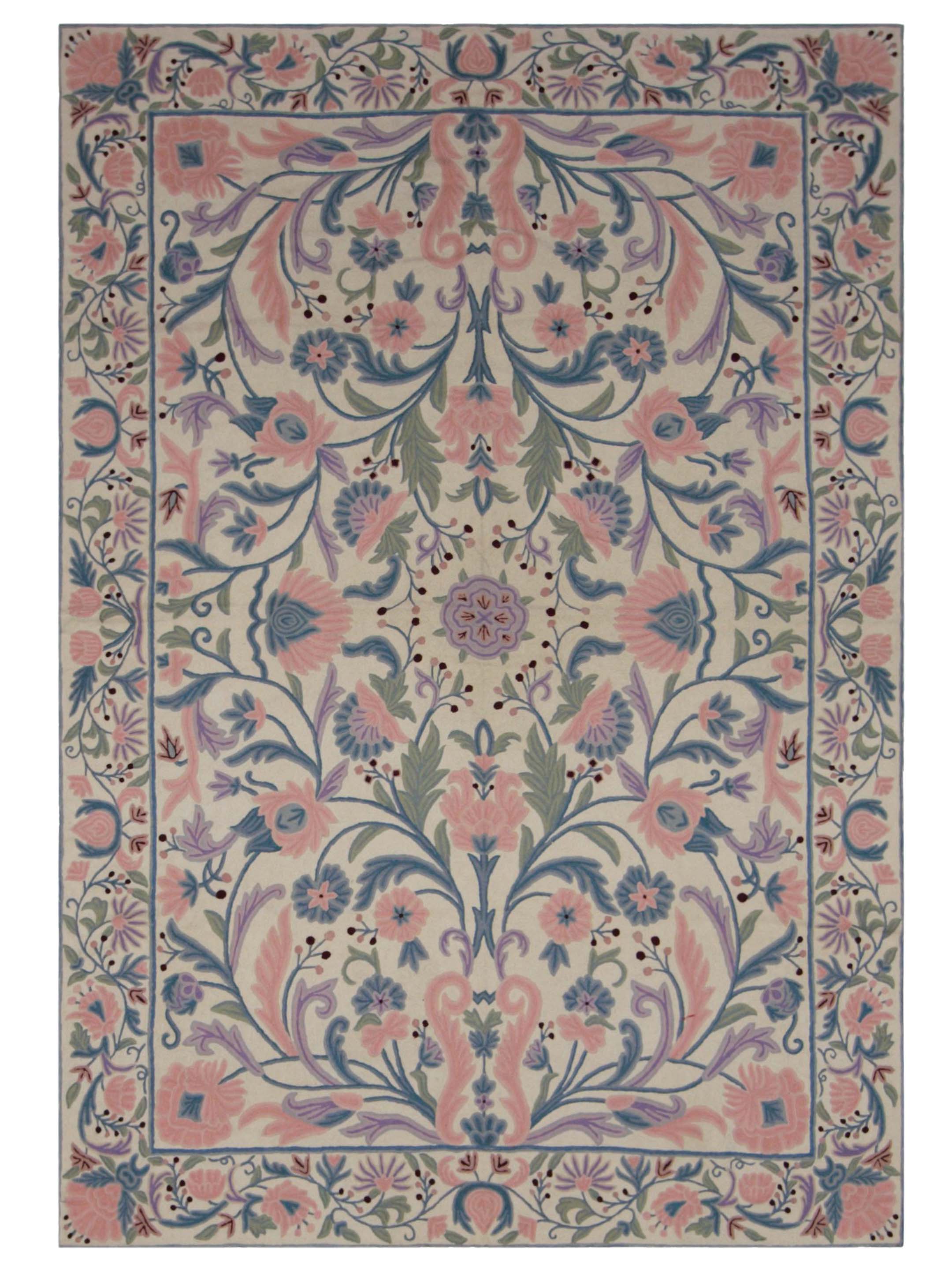 Chainstich Flatweave Pink 6x9