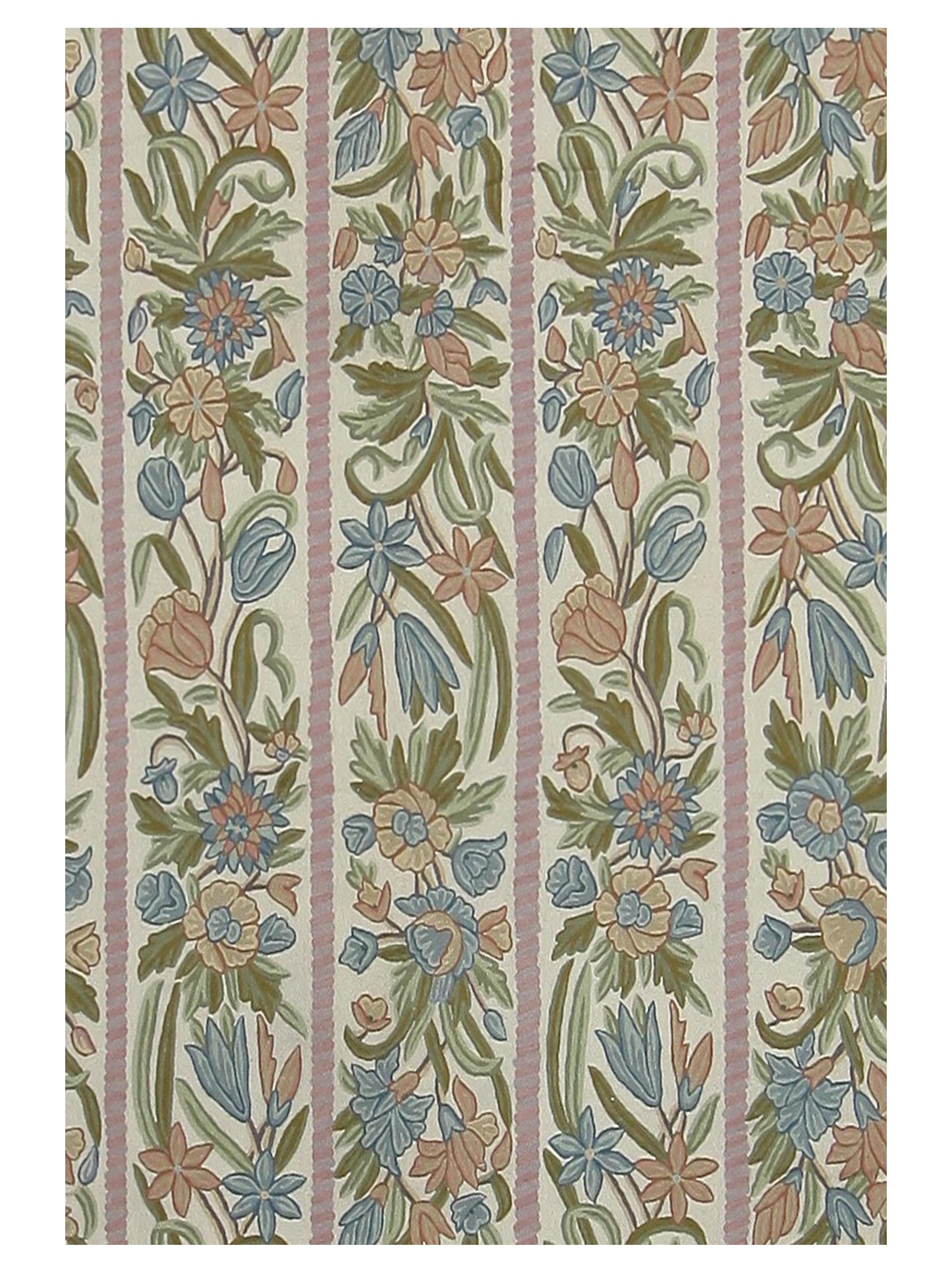Chainstich Flatweave Teal 9x12 - Image 4 of 5
