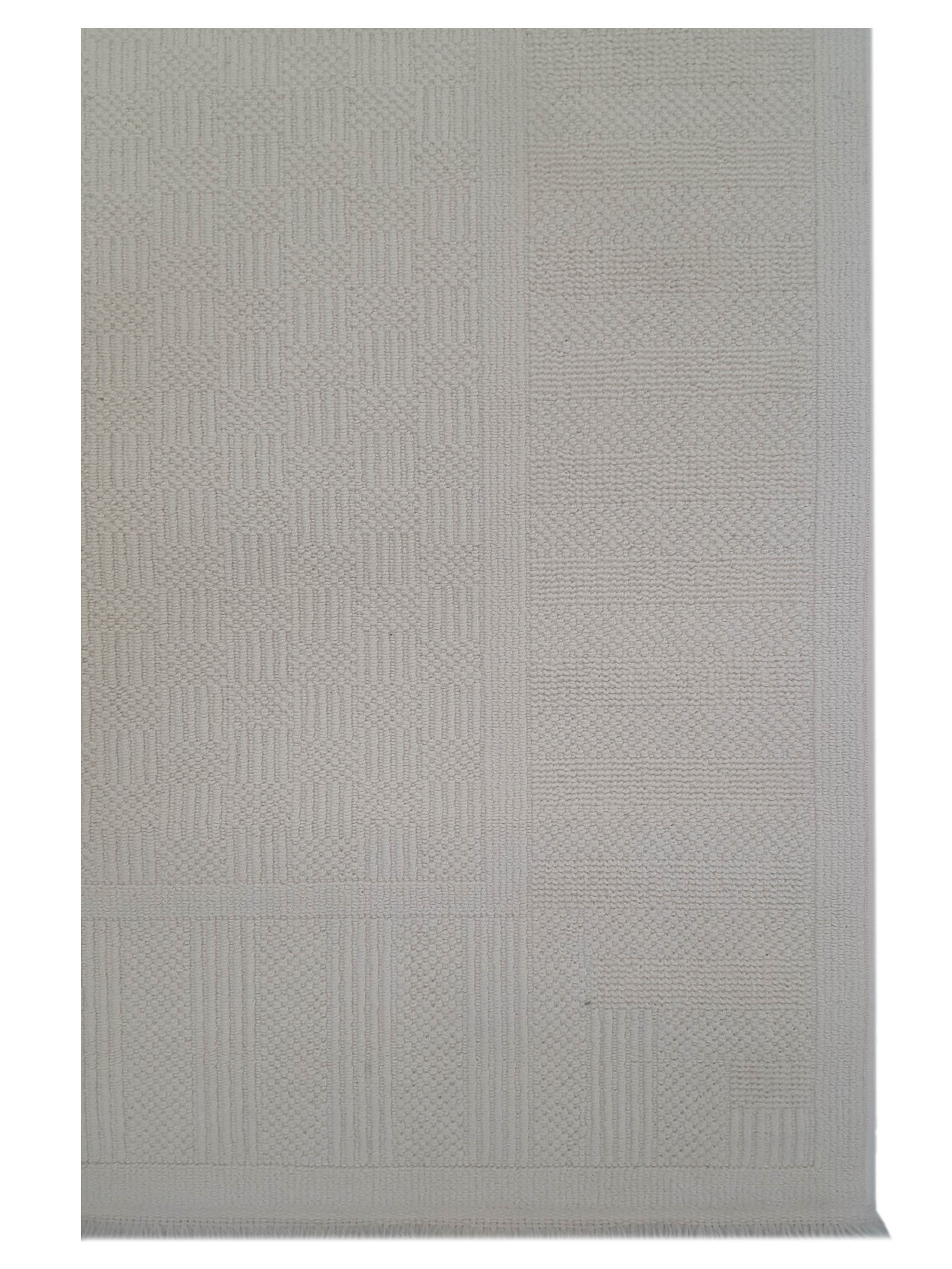 Texture Hand Knotted Ivory 6x9 - Image 3 of 5