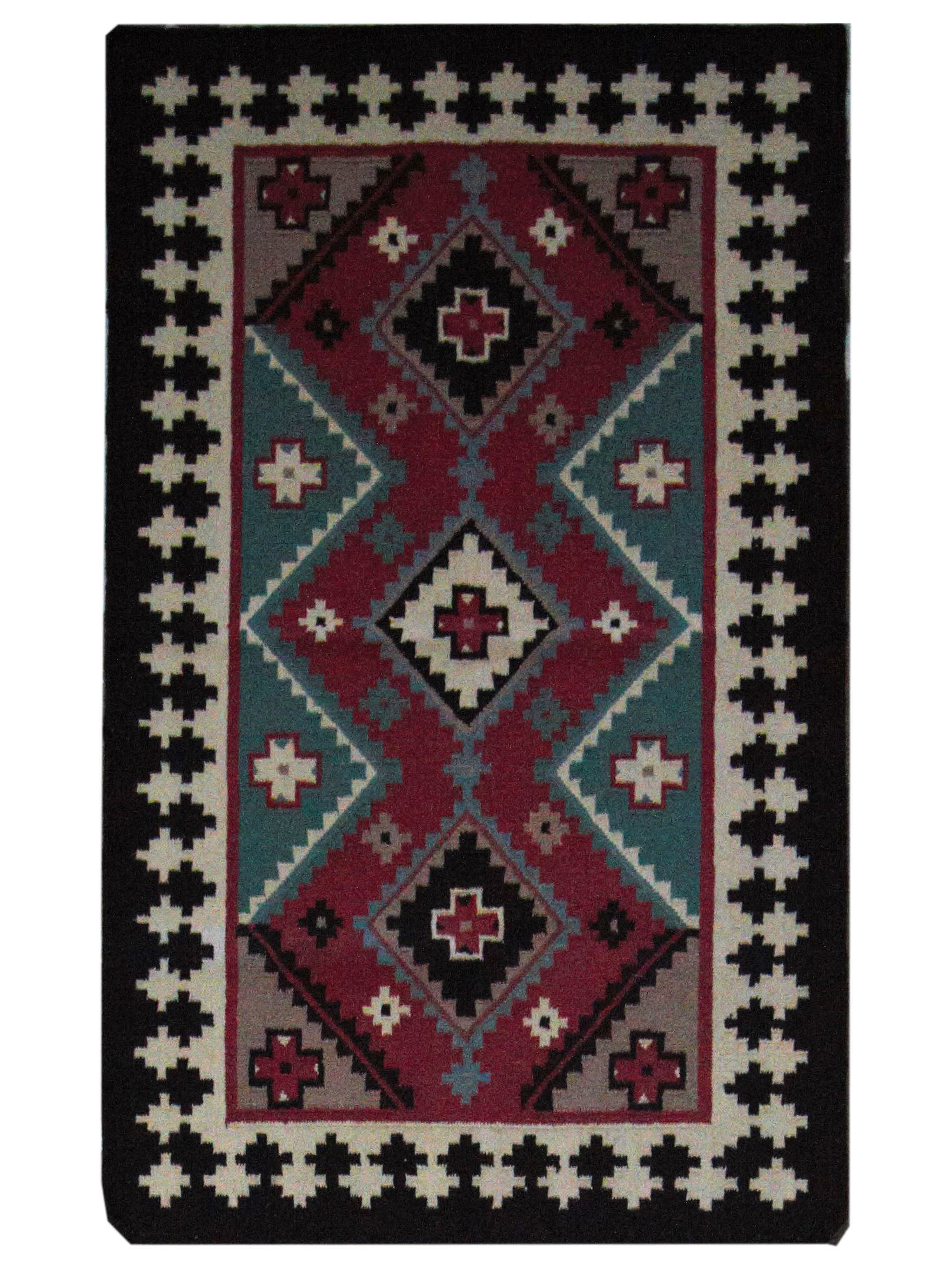 Dhurrie Hand Knotted Multi 4x6