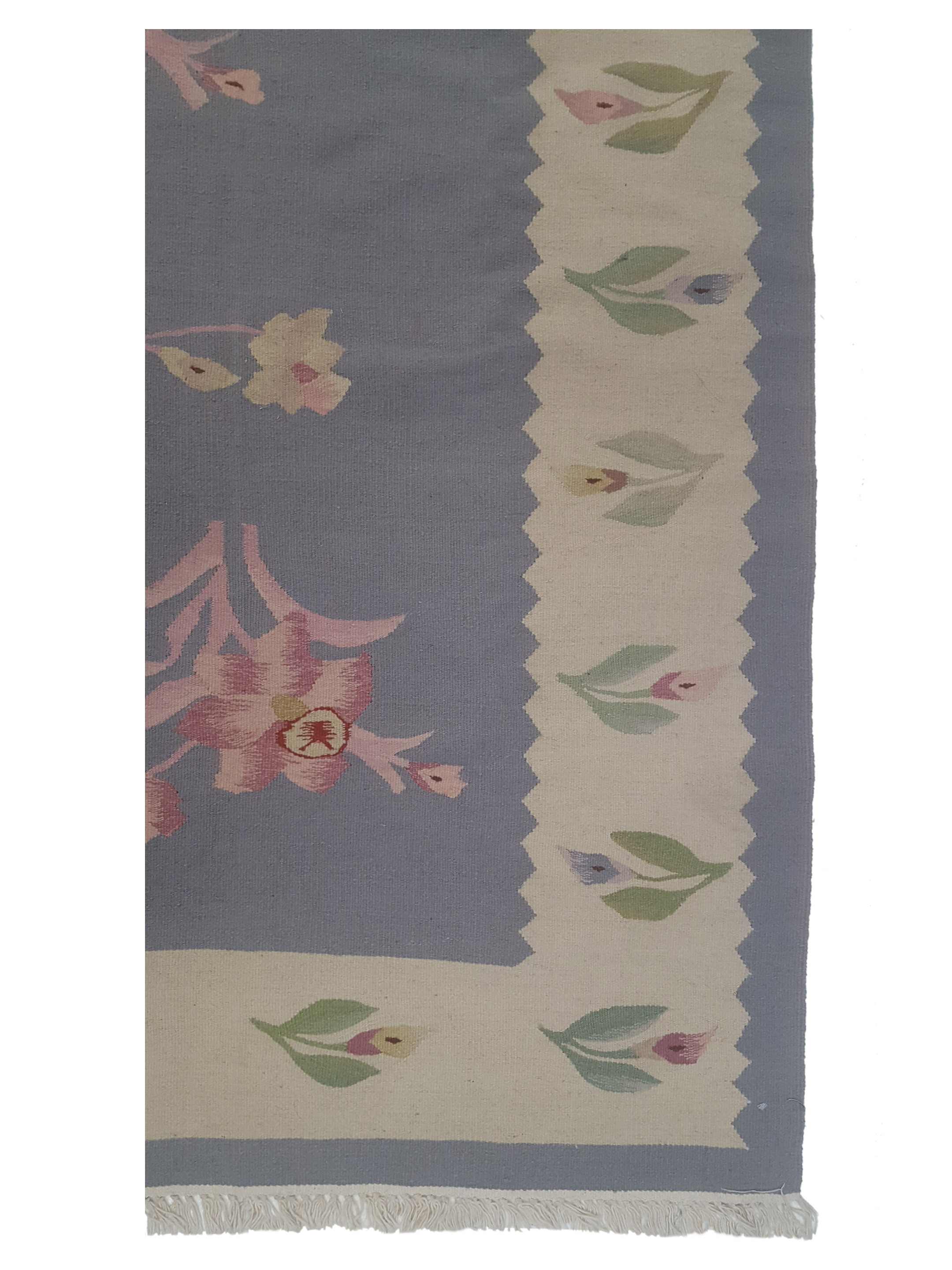 Kilim Hand Woven Lt.Grey 8x10 - Image 3 of 6
