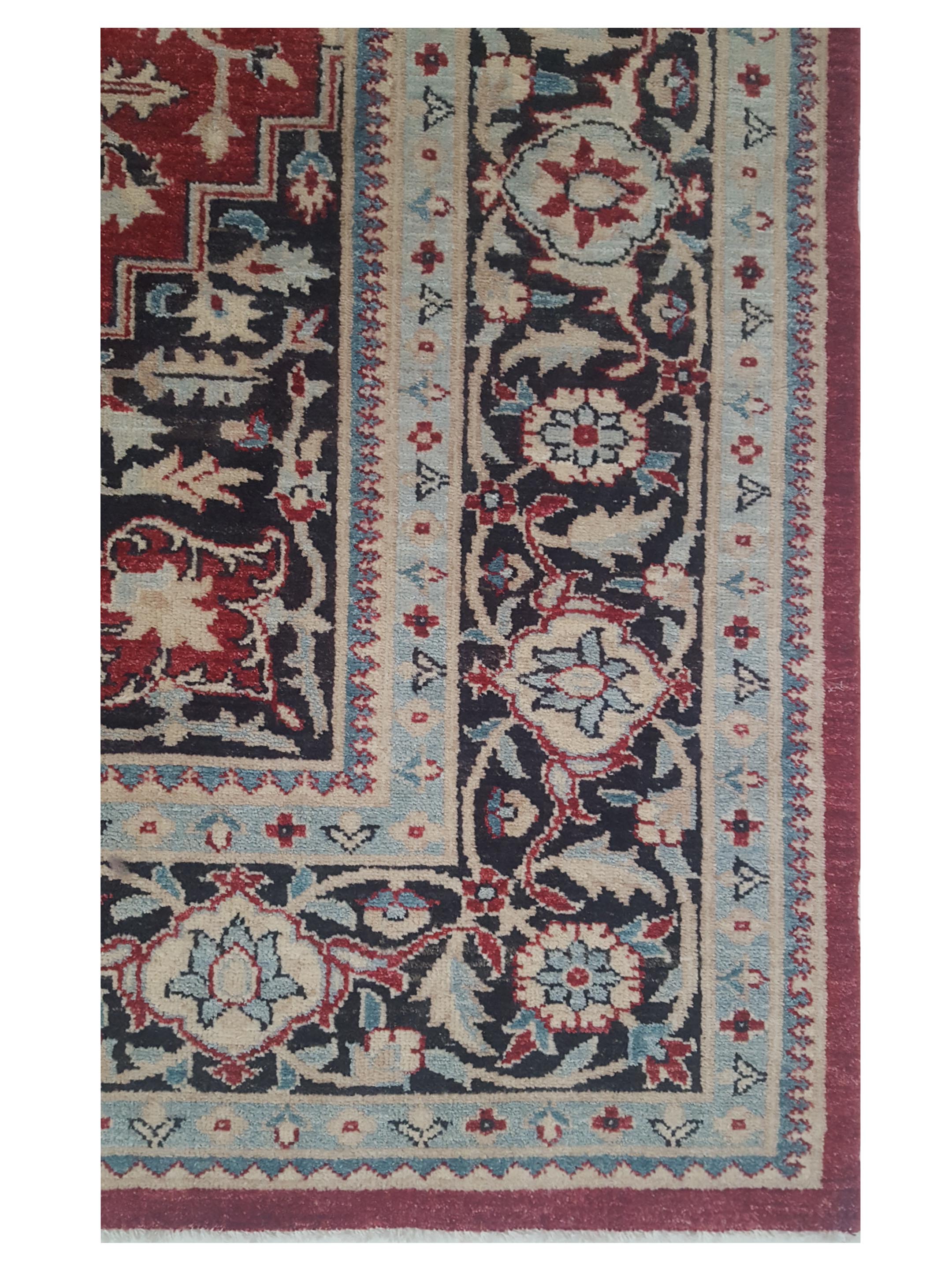 Ziegler Hand Knotted Red 9x12 - Image 3 of 5