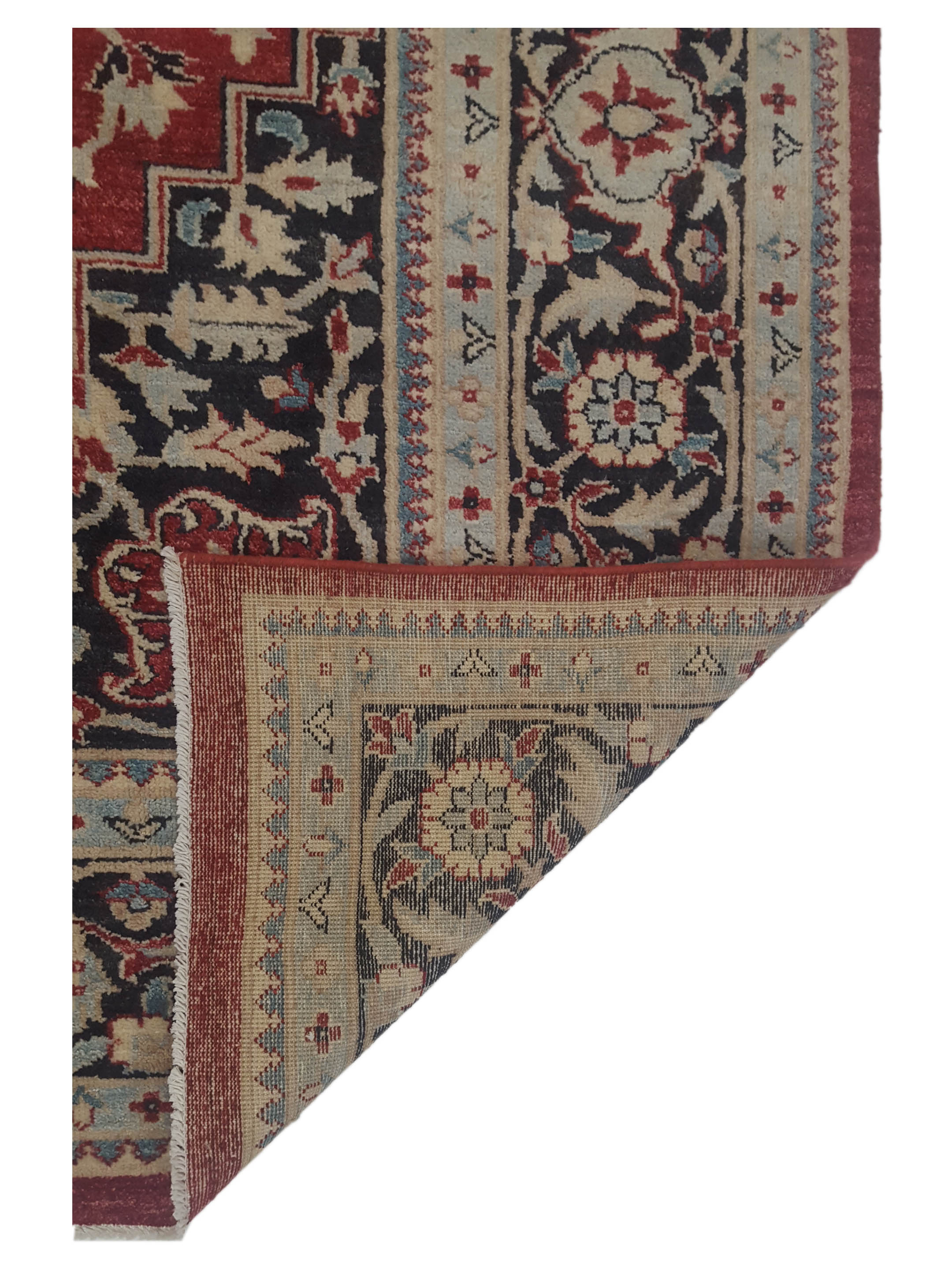 Ziegler Hand Knotted Red 9x12 - Image 5 of 5