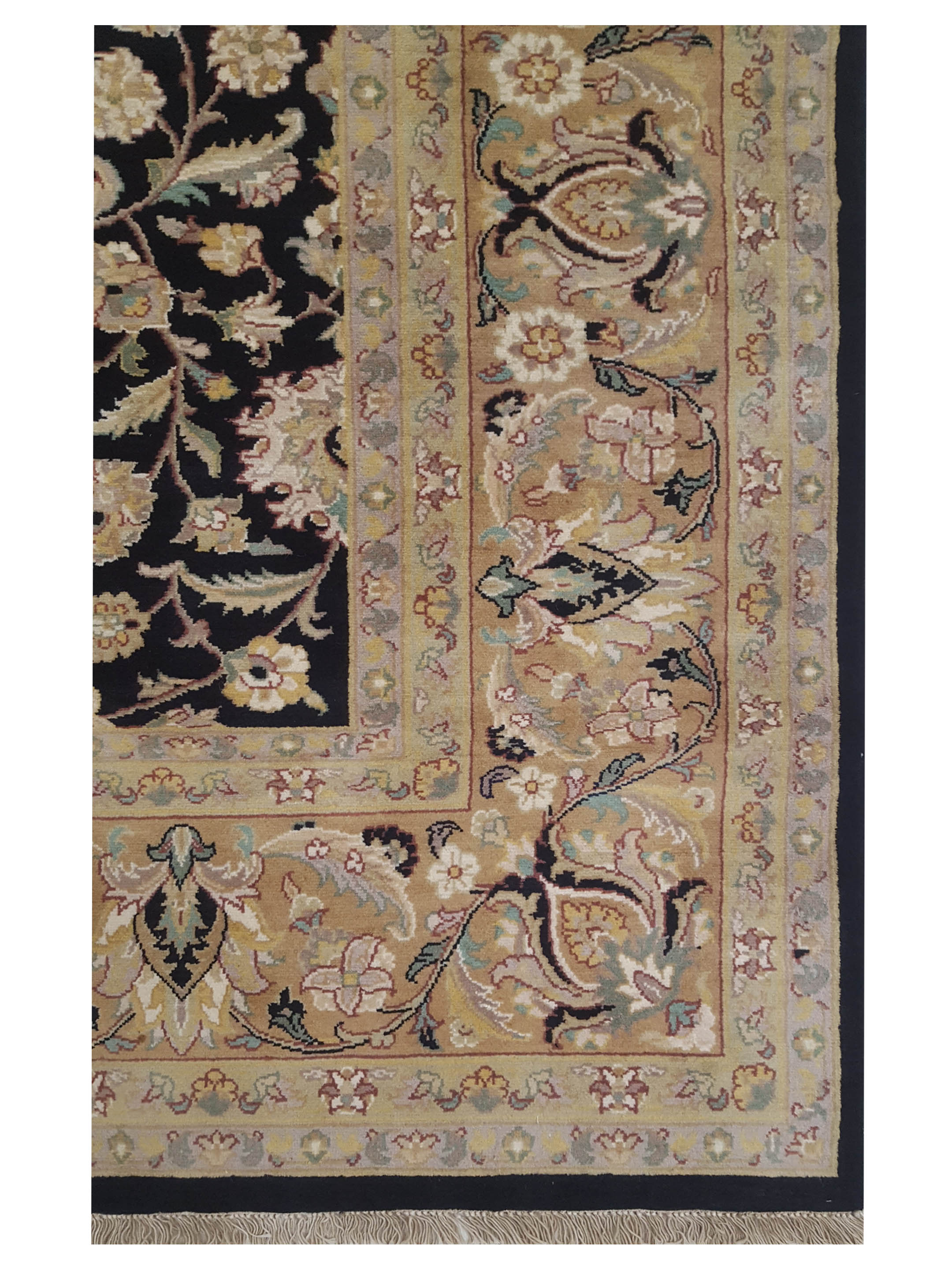 Classic Hand Knotted Black 8x10 - Image 3 of 5