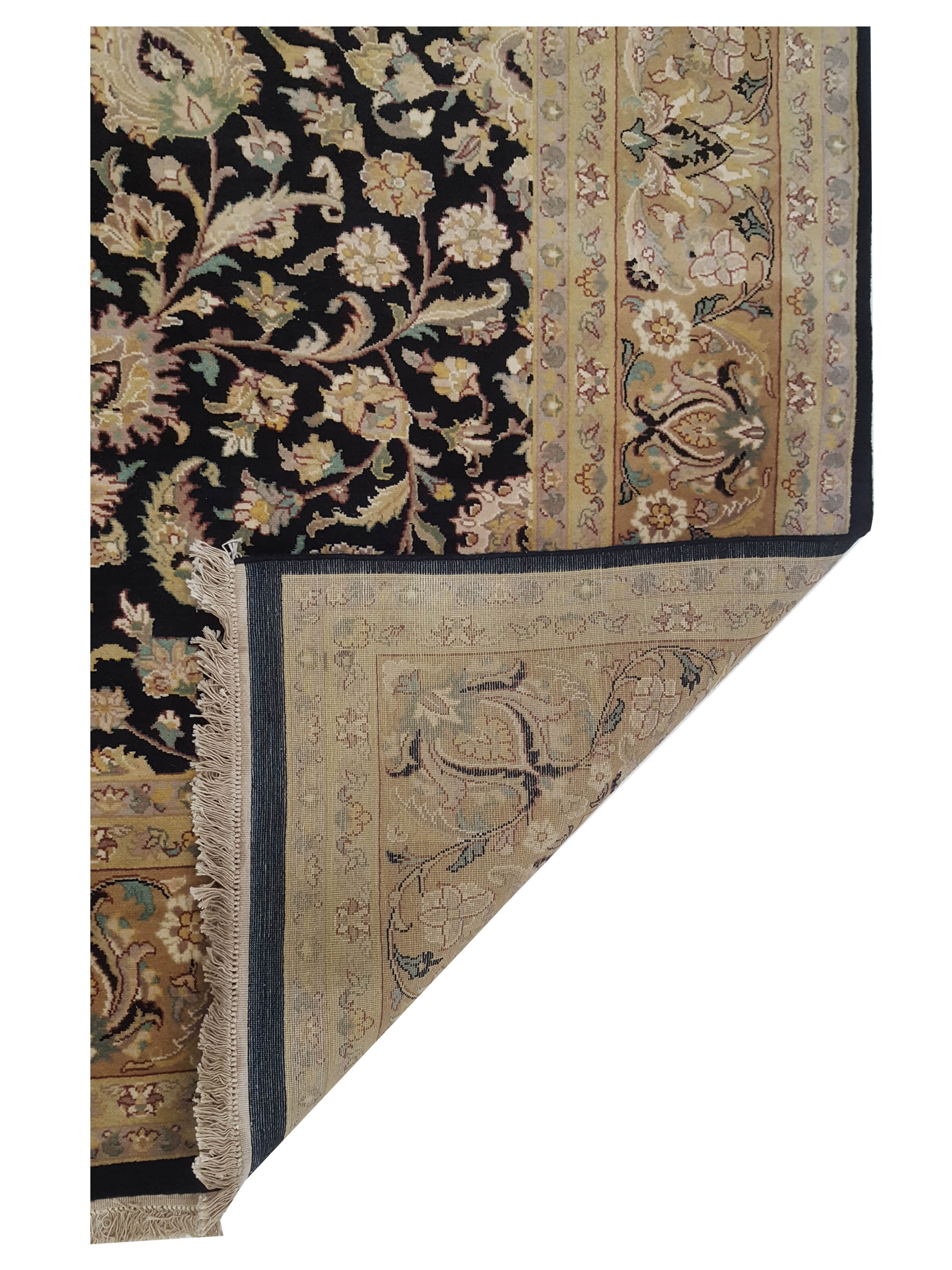 Classic Hand Knotted Black 8x10 - Image 5 of 5