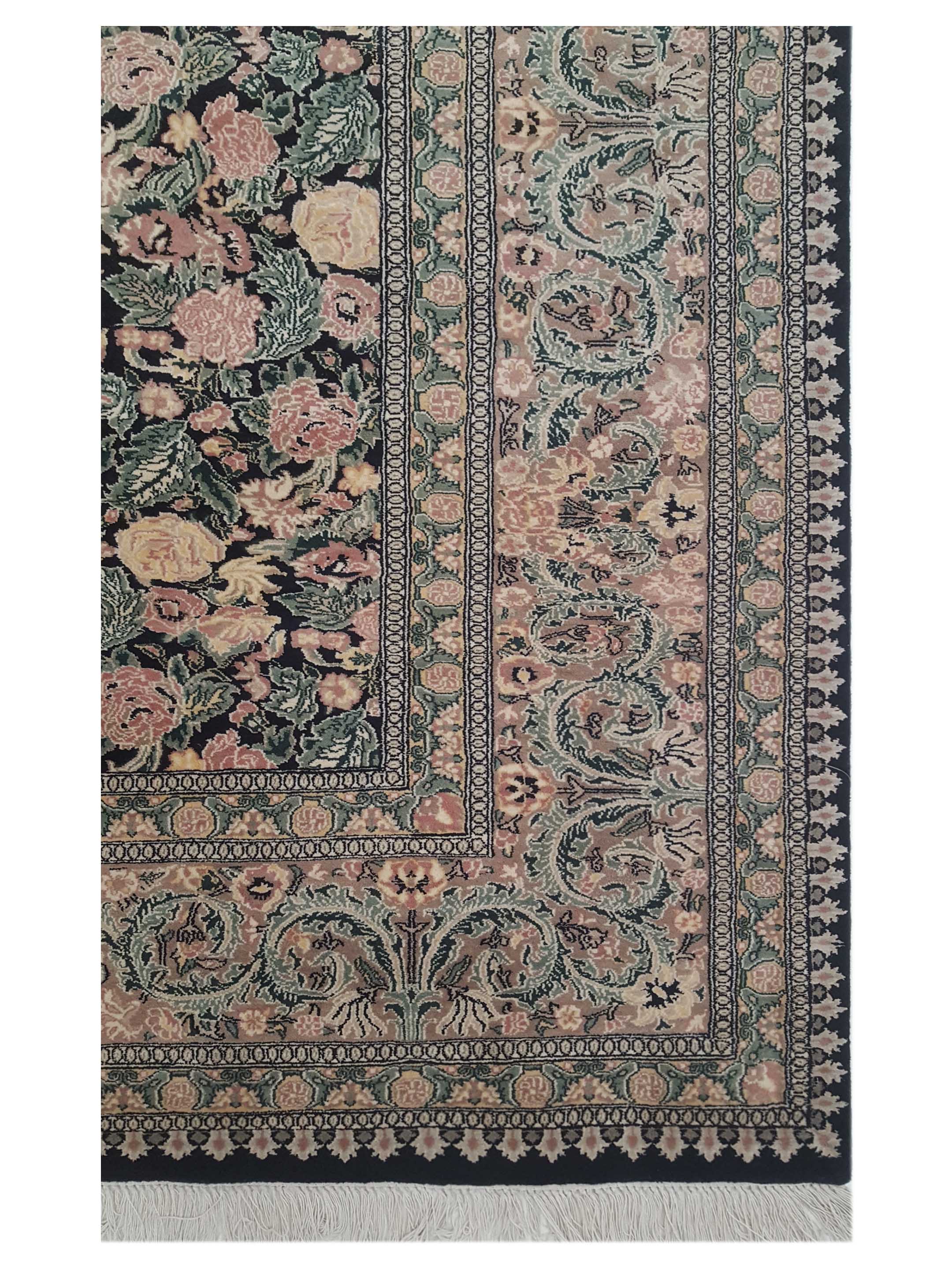 Classic Hand Knotted Black 8x10 - Image 3 of 5