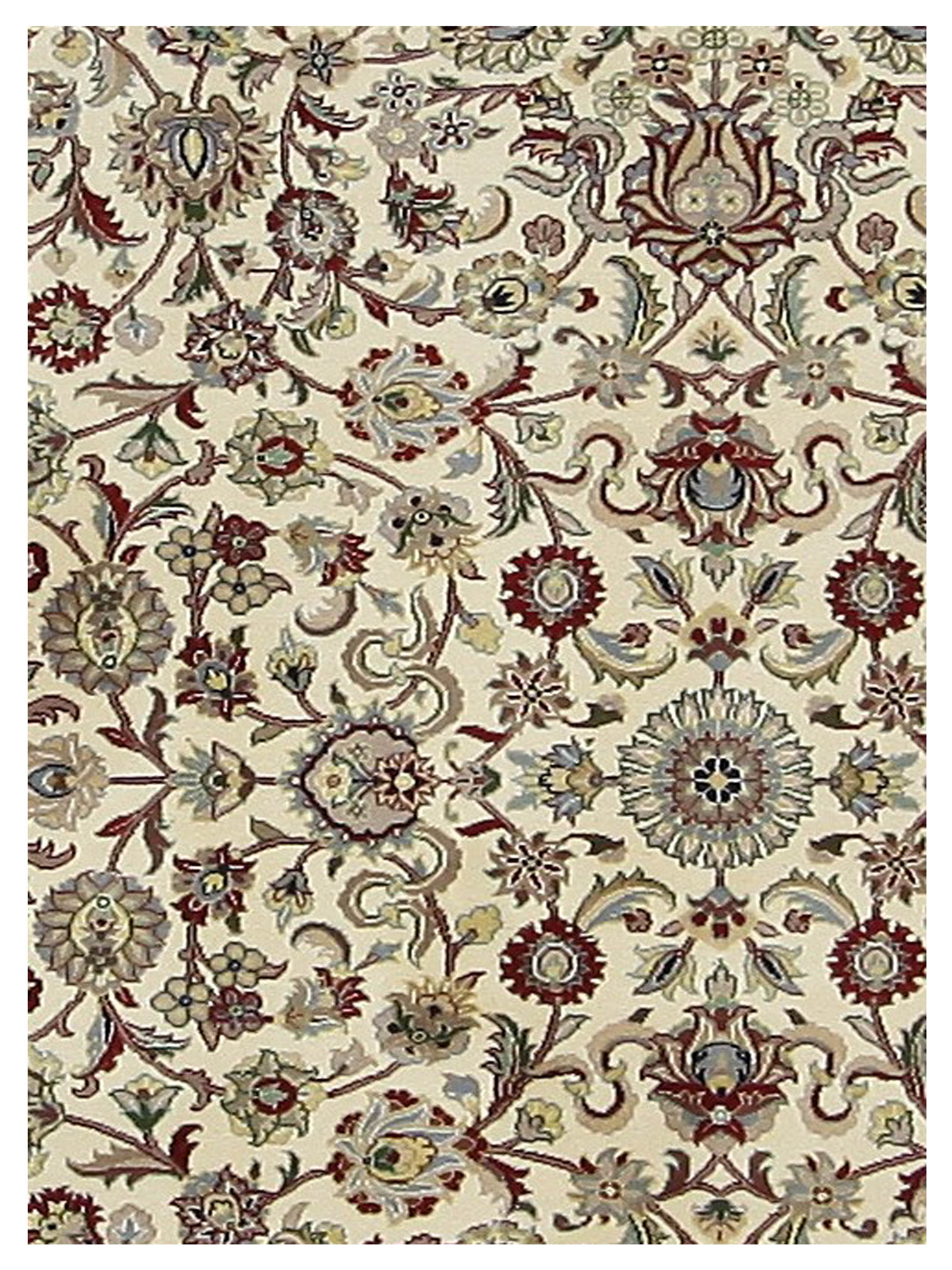 Classic Hand Knotted Ivory 8x10 - Image 4 of 5