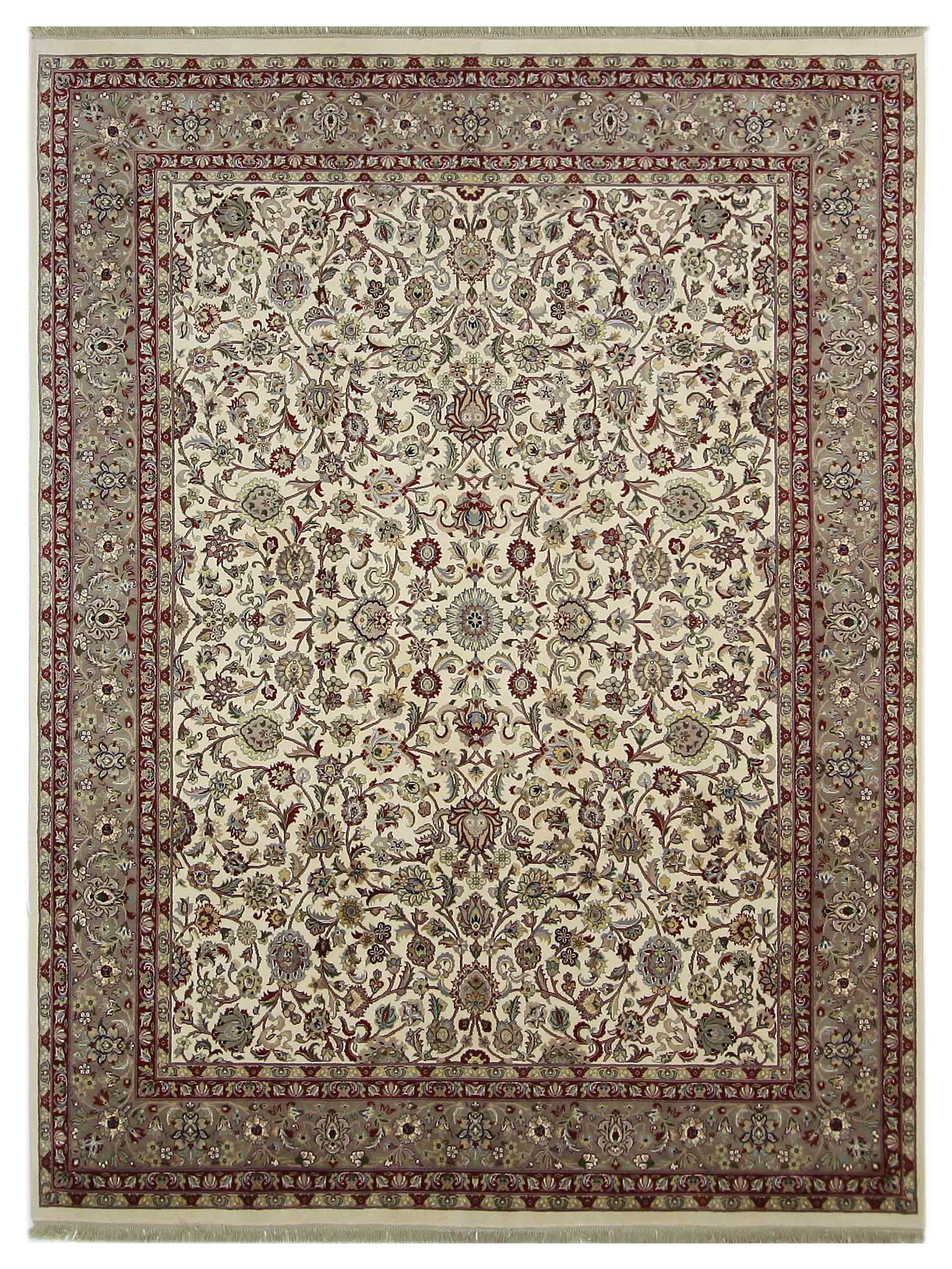 Classic Hand Knotted Ivory 8x10