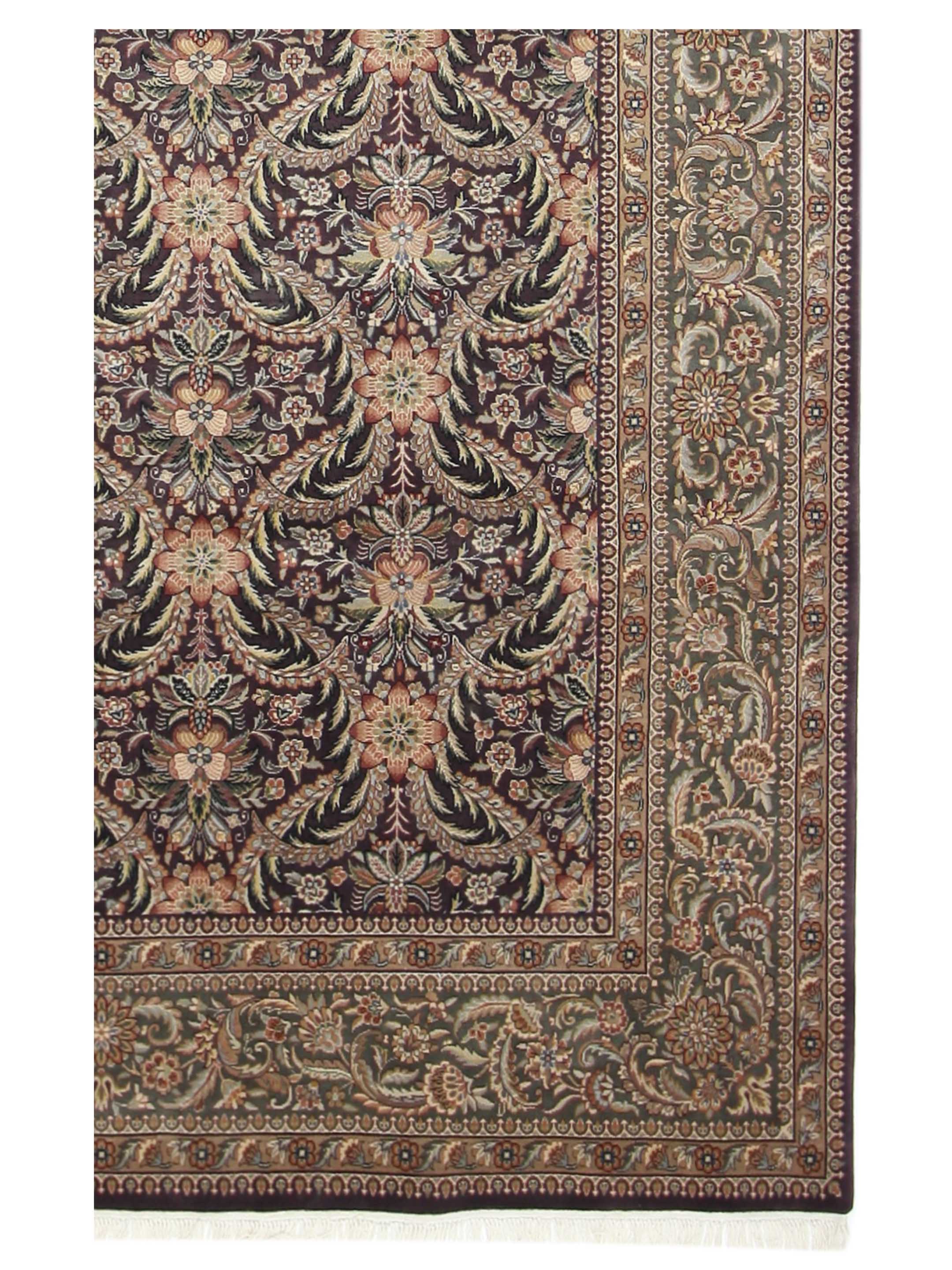 Classic Hand Knotted Black 8x10 - Image 4 of 5