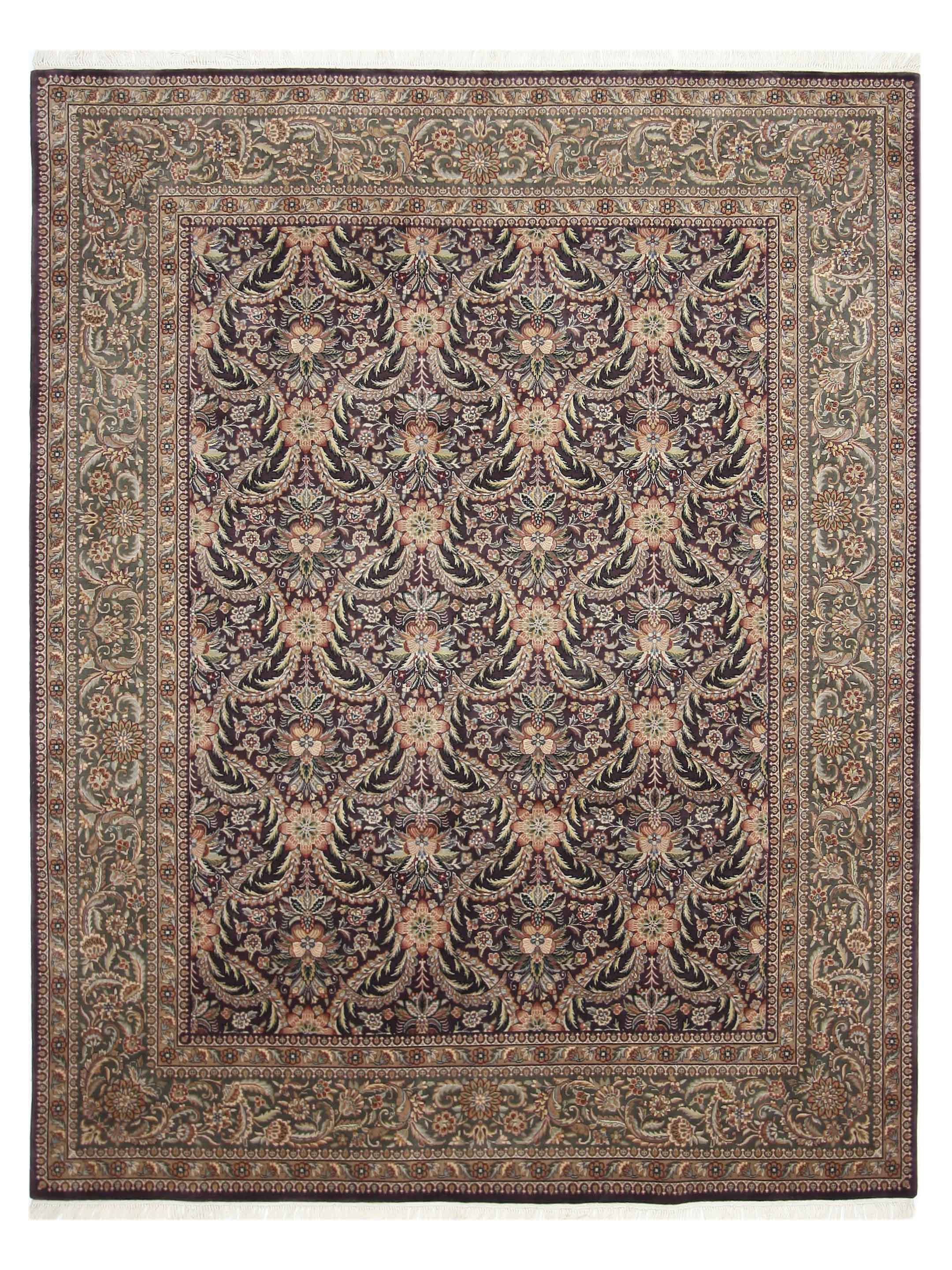 Classic Hand Knotted Black 8x10
