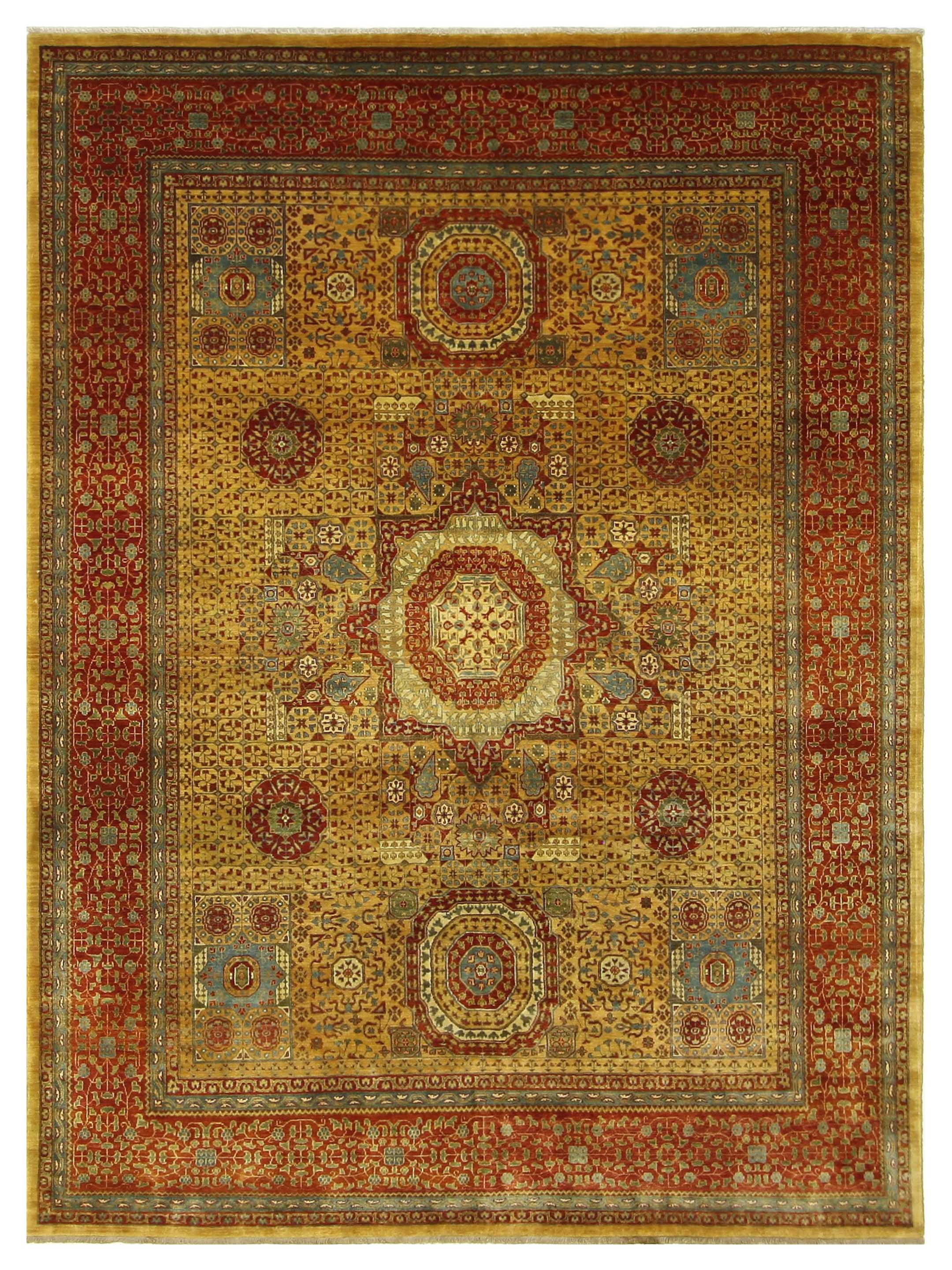 Mamluk Hand Knotted Dk.Gold 8x10