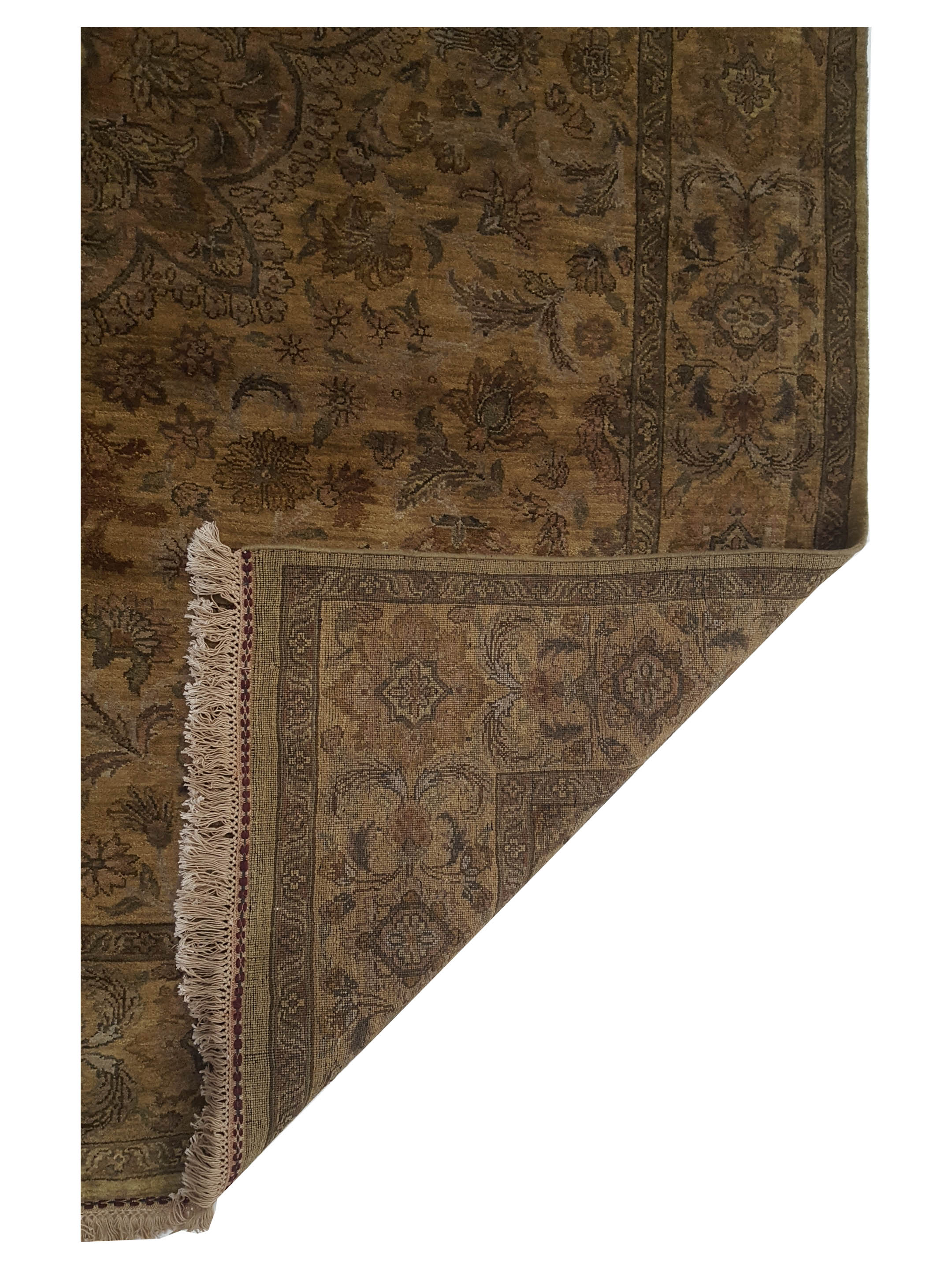 Maharaja Hand Knotted Gold 8x10 - Image 5 of 5