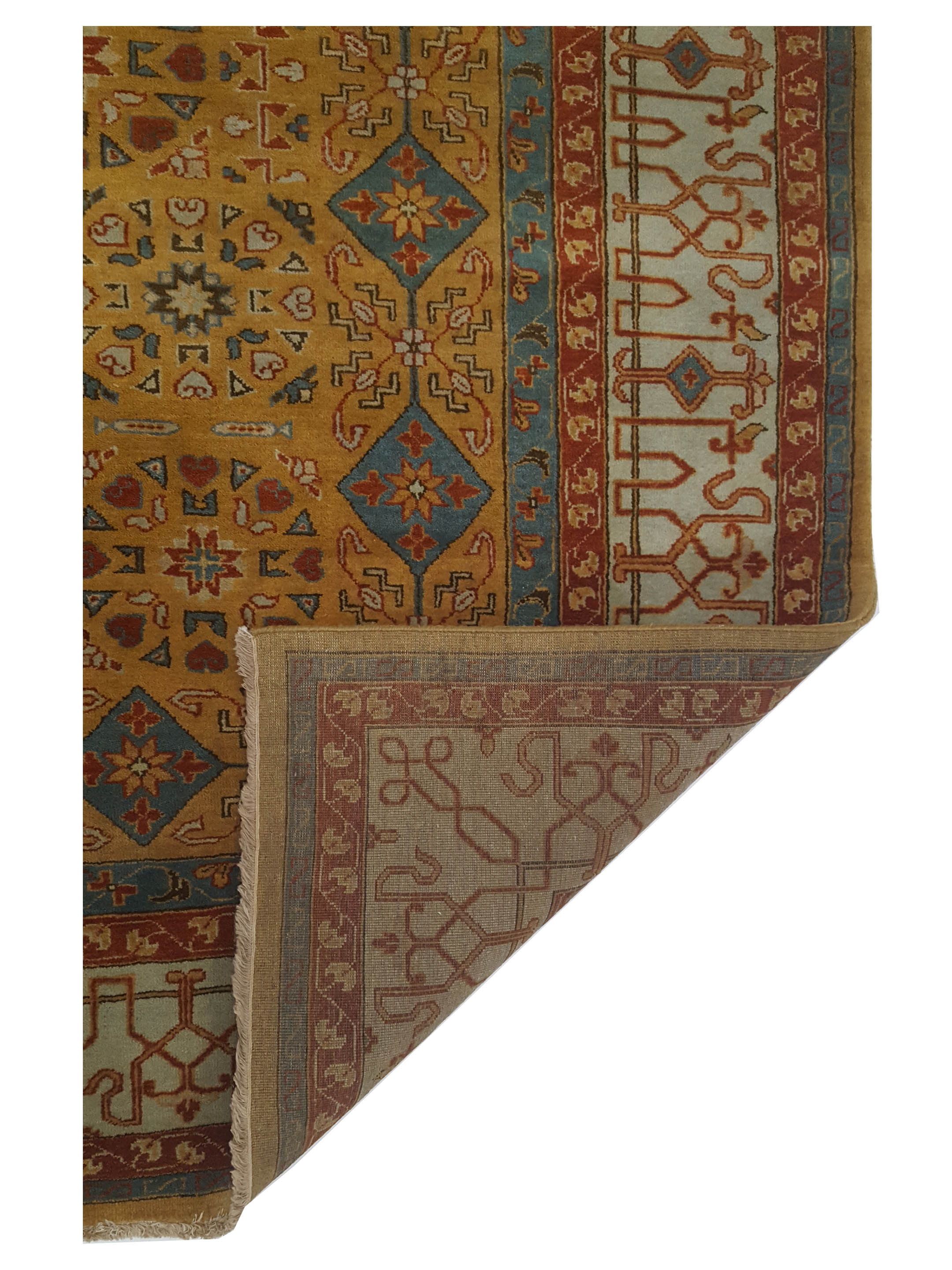 Mamluk Hand Knotted Khaki 8x10 - Image 5 of 5