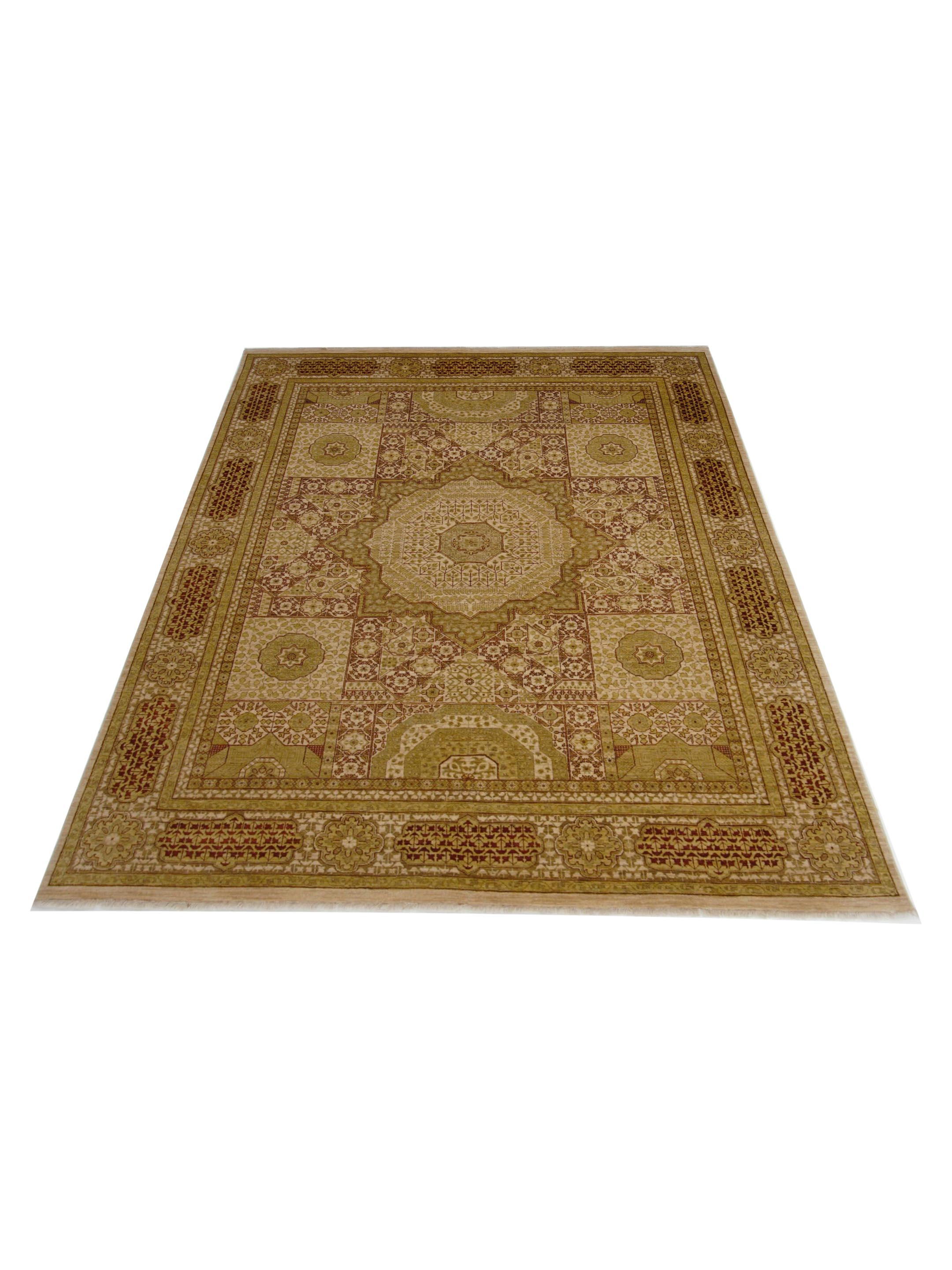 Mamluk Hand Knotted Ivory 8x10 - Image 2 of 5