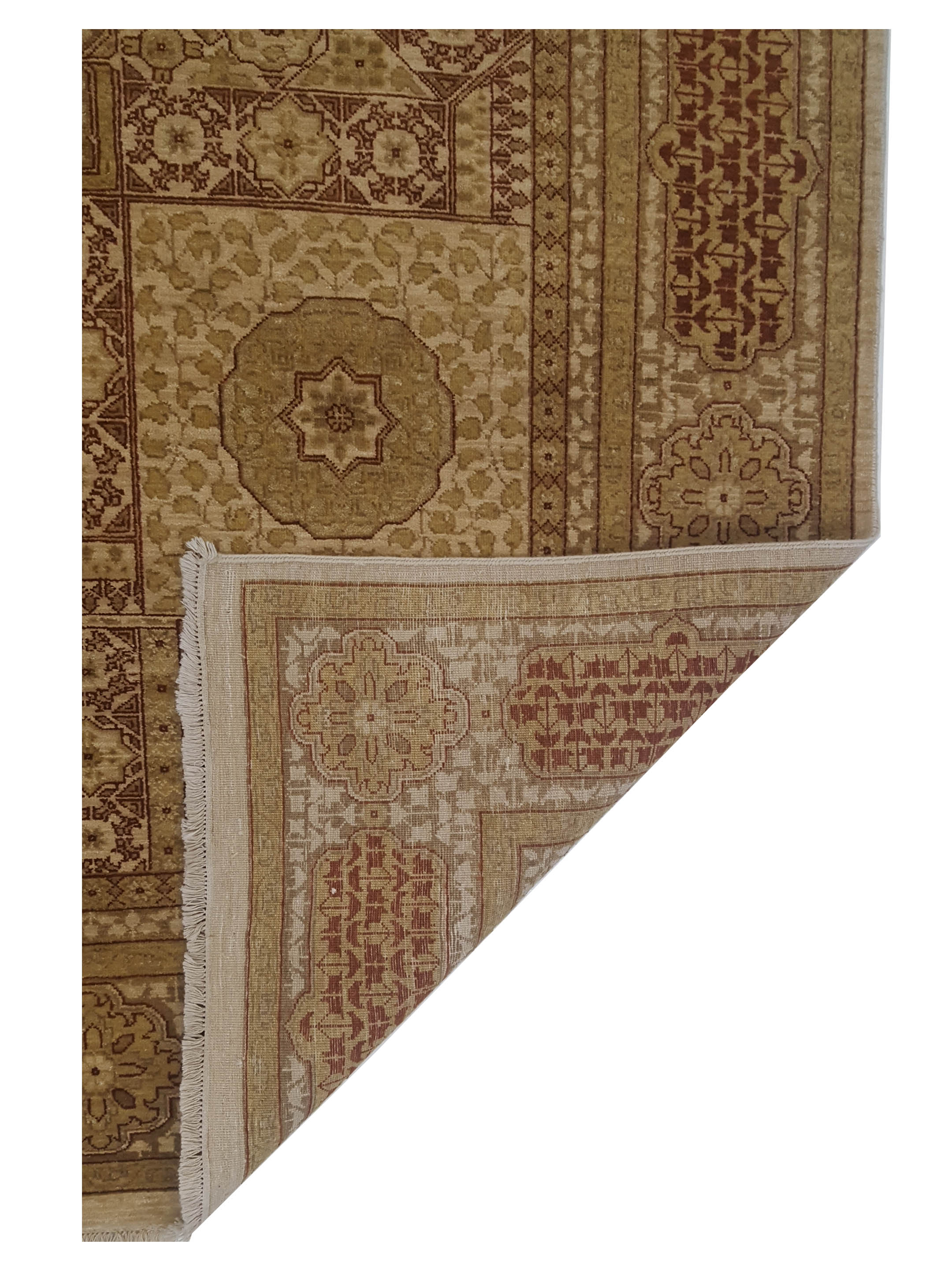 Mamluk Hand Knotted Ivory 8x10 - Image 5 of 5
