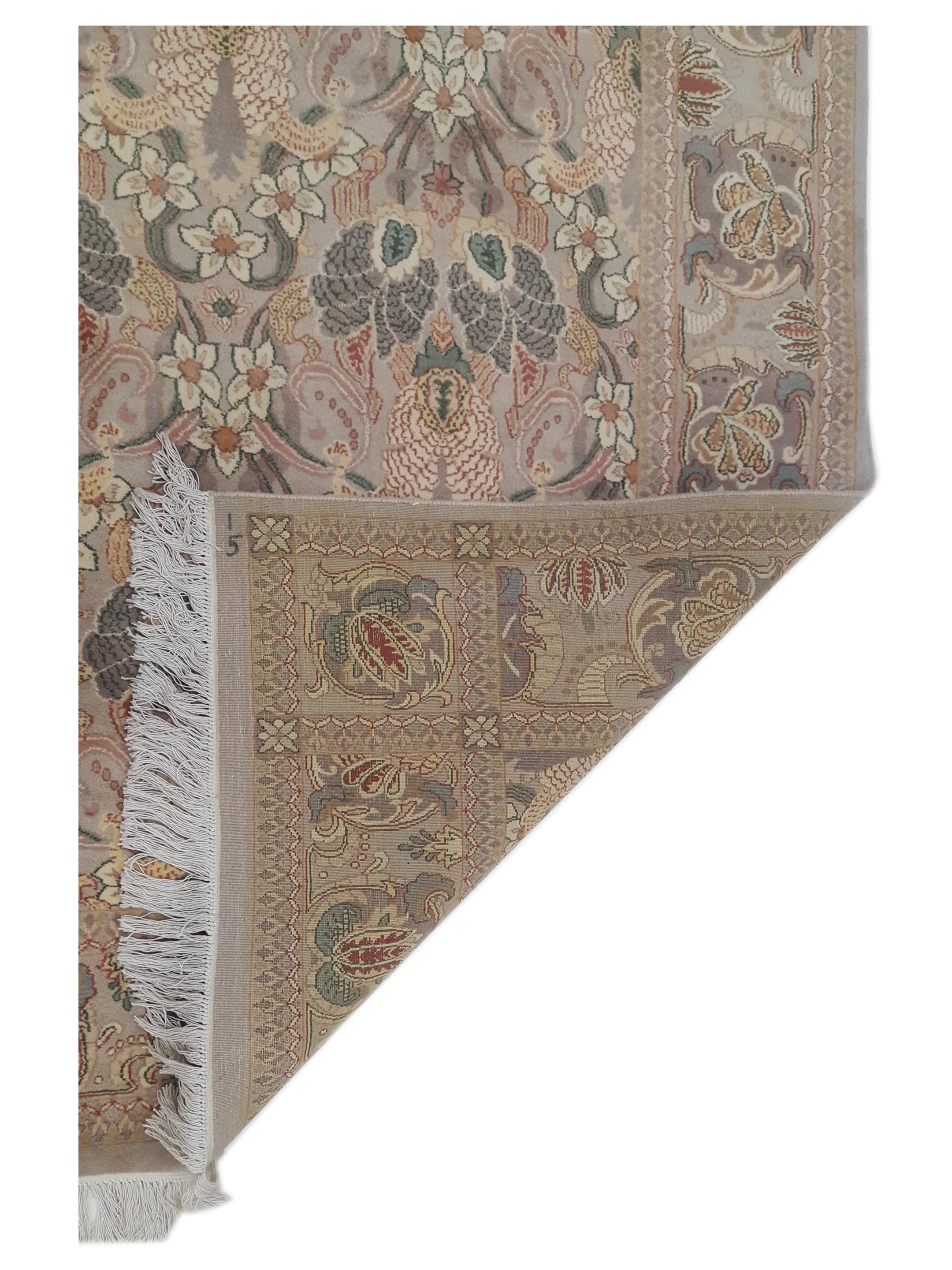 Maharaja Hand Knotted Beige 6x9 - Image 5 of 5