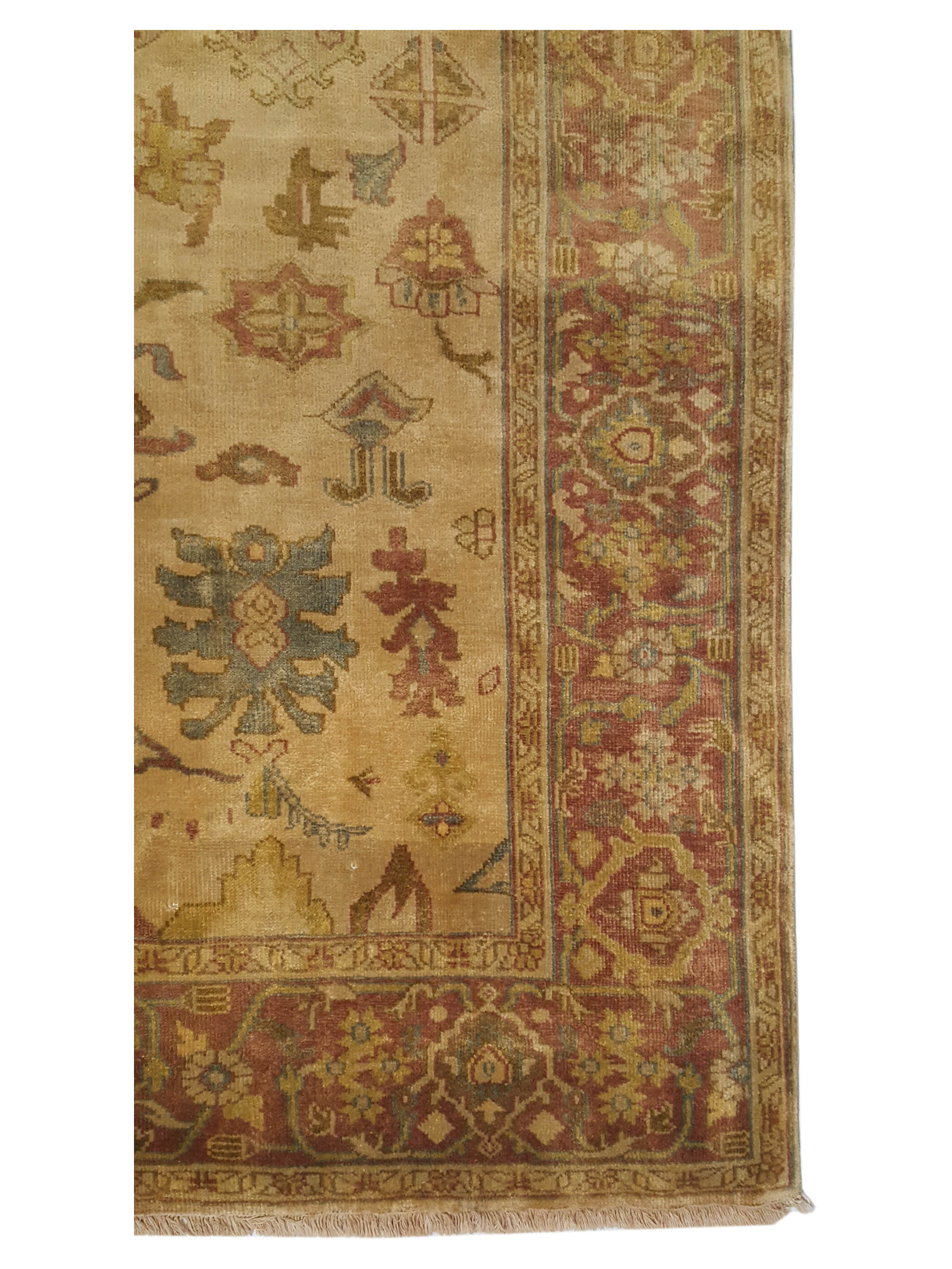 Ziegler Hand Knotted Gold 6x9 - Image 4 of 6