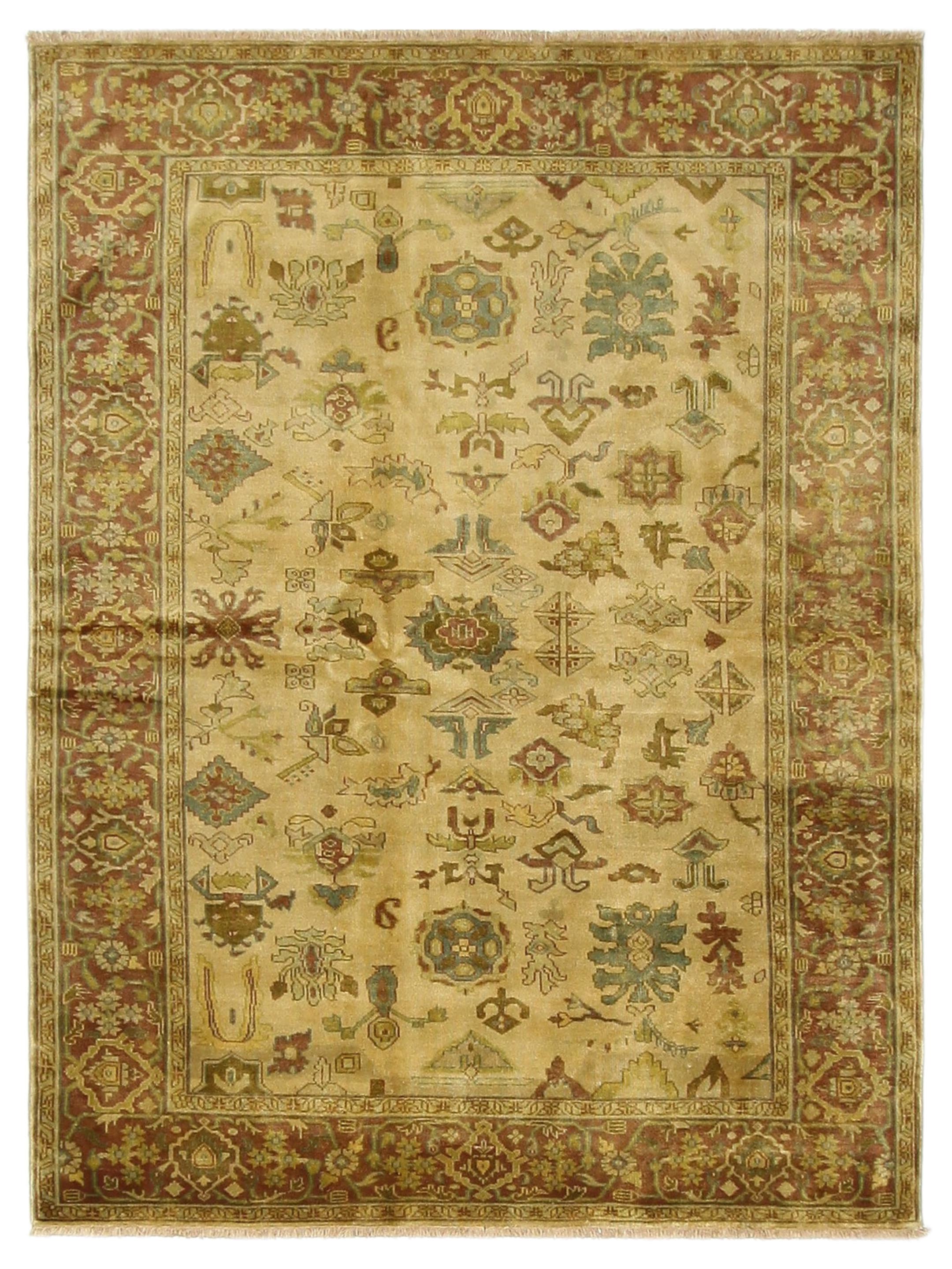 Ziegler Hand Knotted Gold 6x9