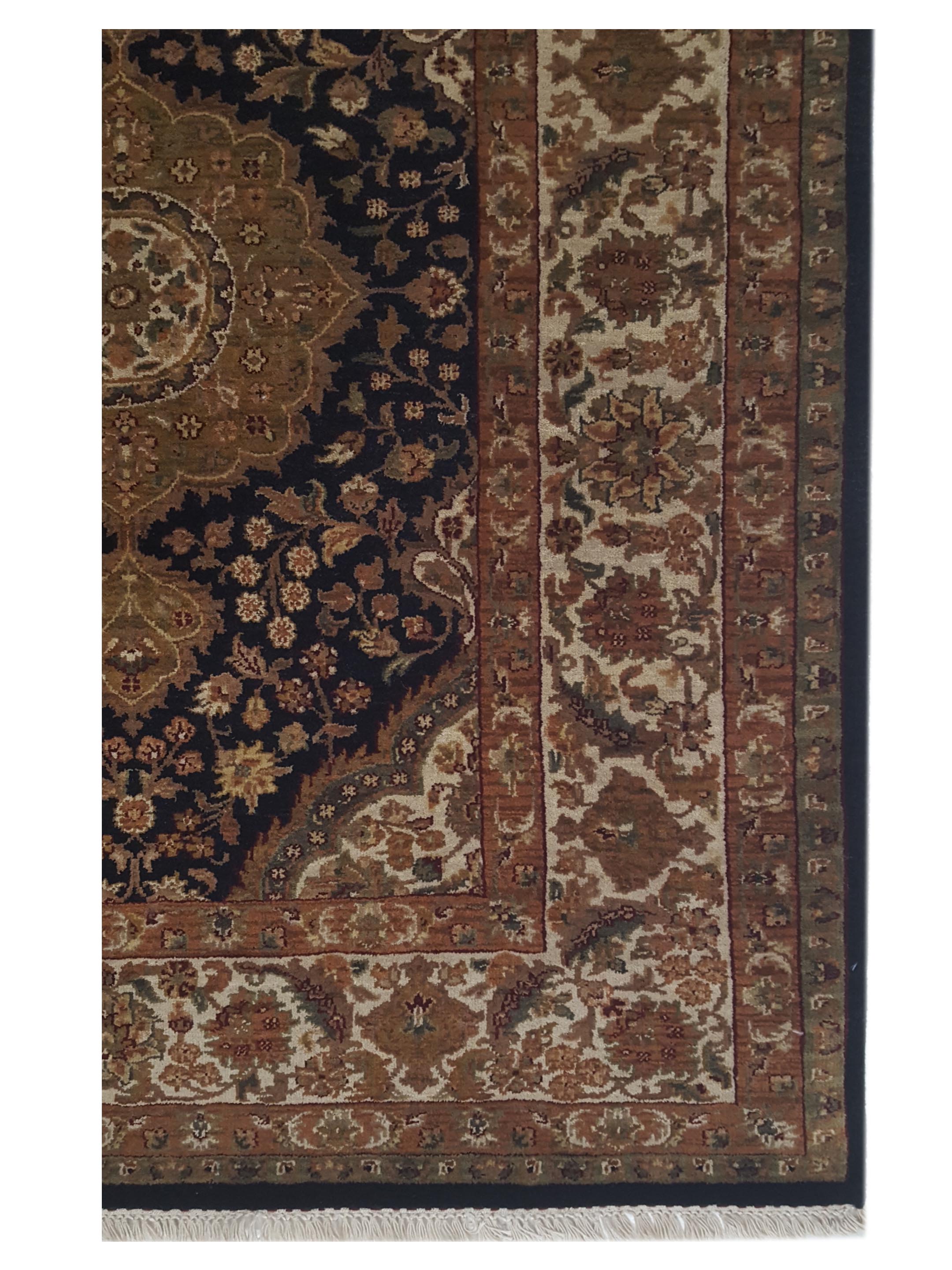 Jaipur Hand Knotted Black 6x9 - Image 3 of 5