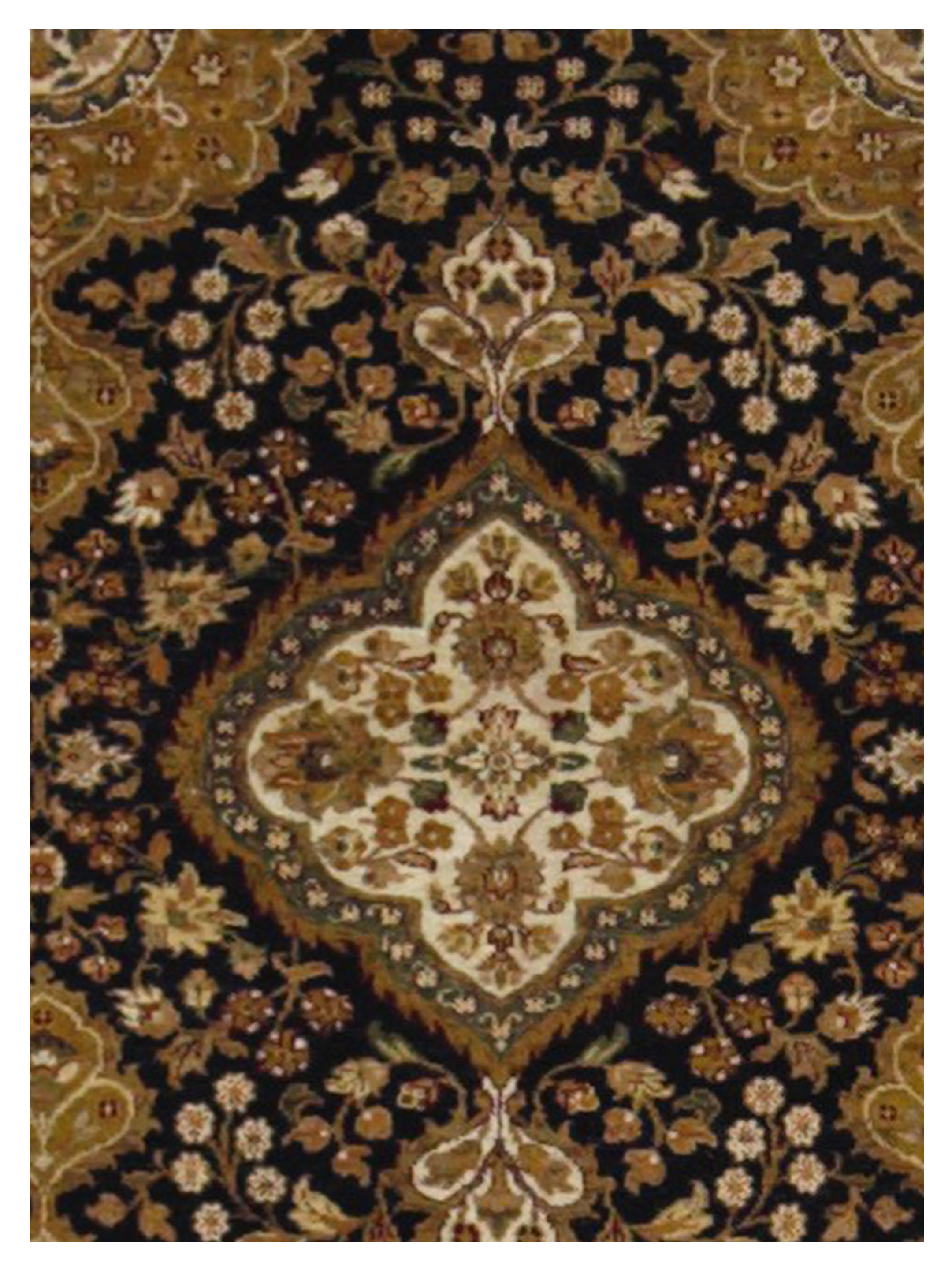 Jaipur Hand Knotted Black 6x9 - Image 4 of 5