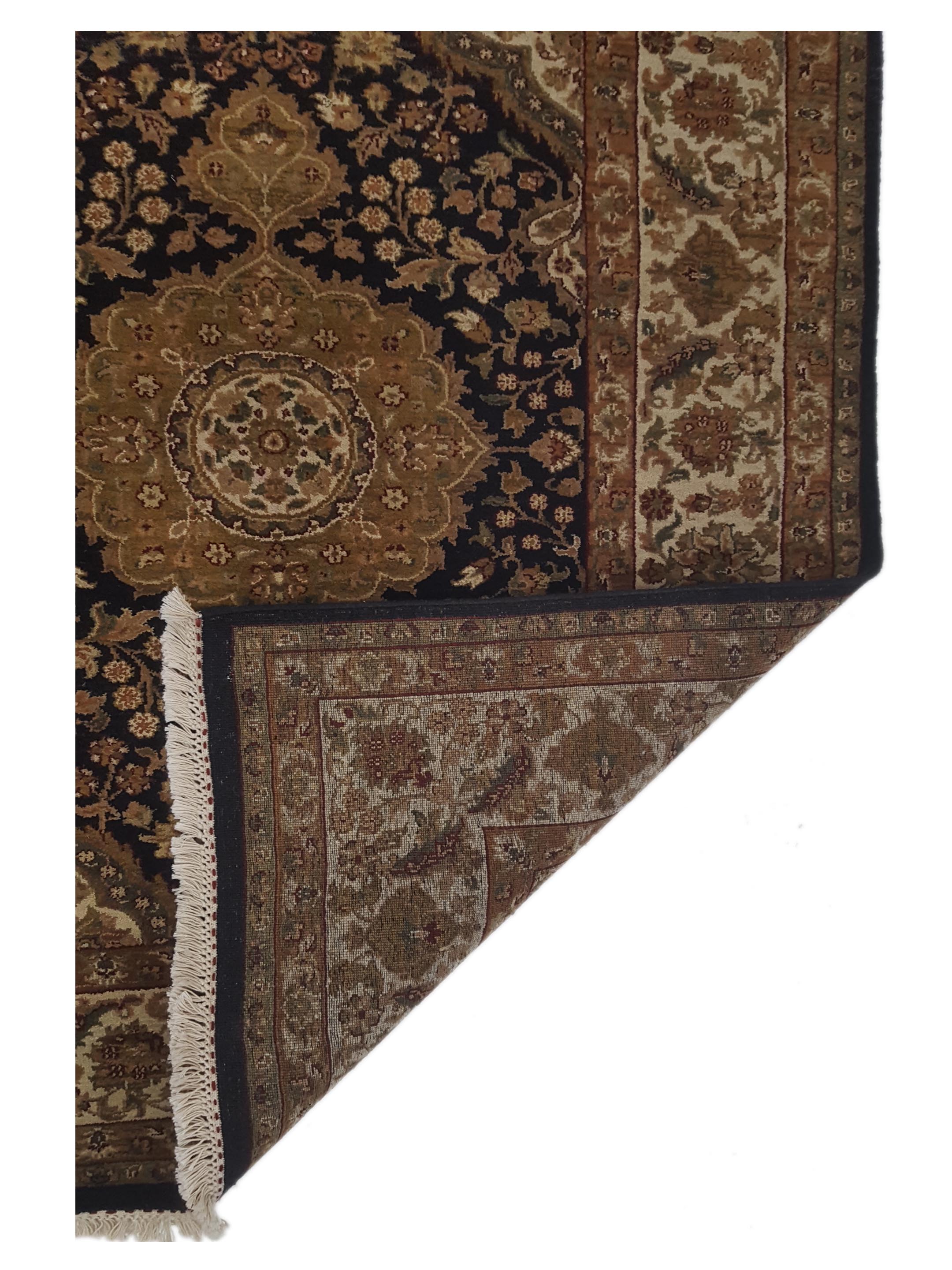 Jaipur Hand Knotted Black 6x9 - Image 5 of 5