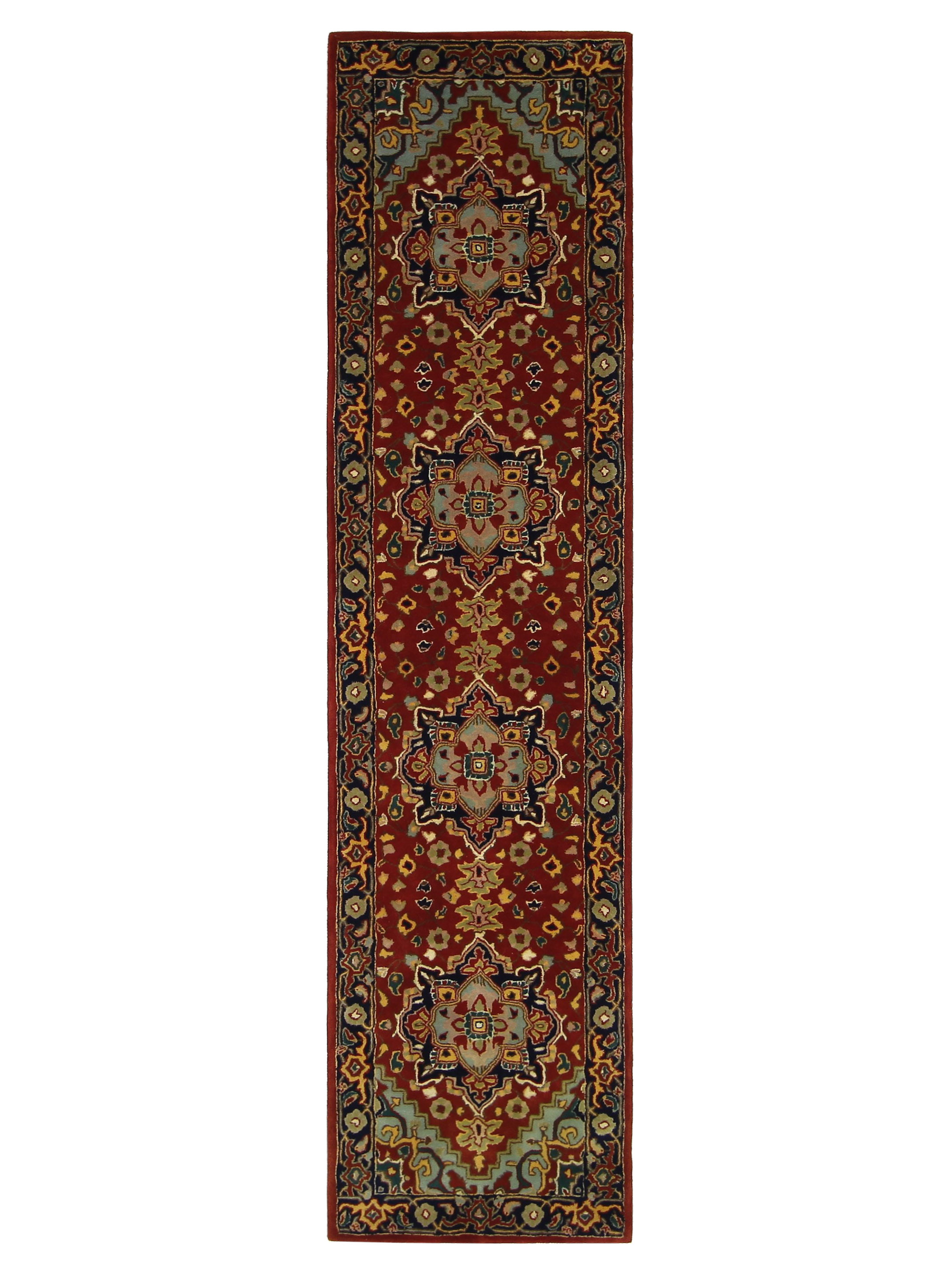 Tufted Hand Tufted Red 2.6x10