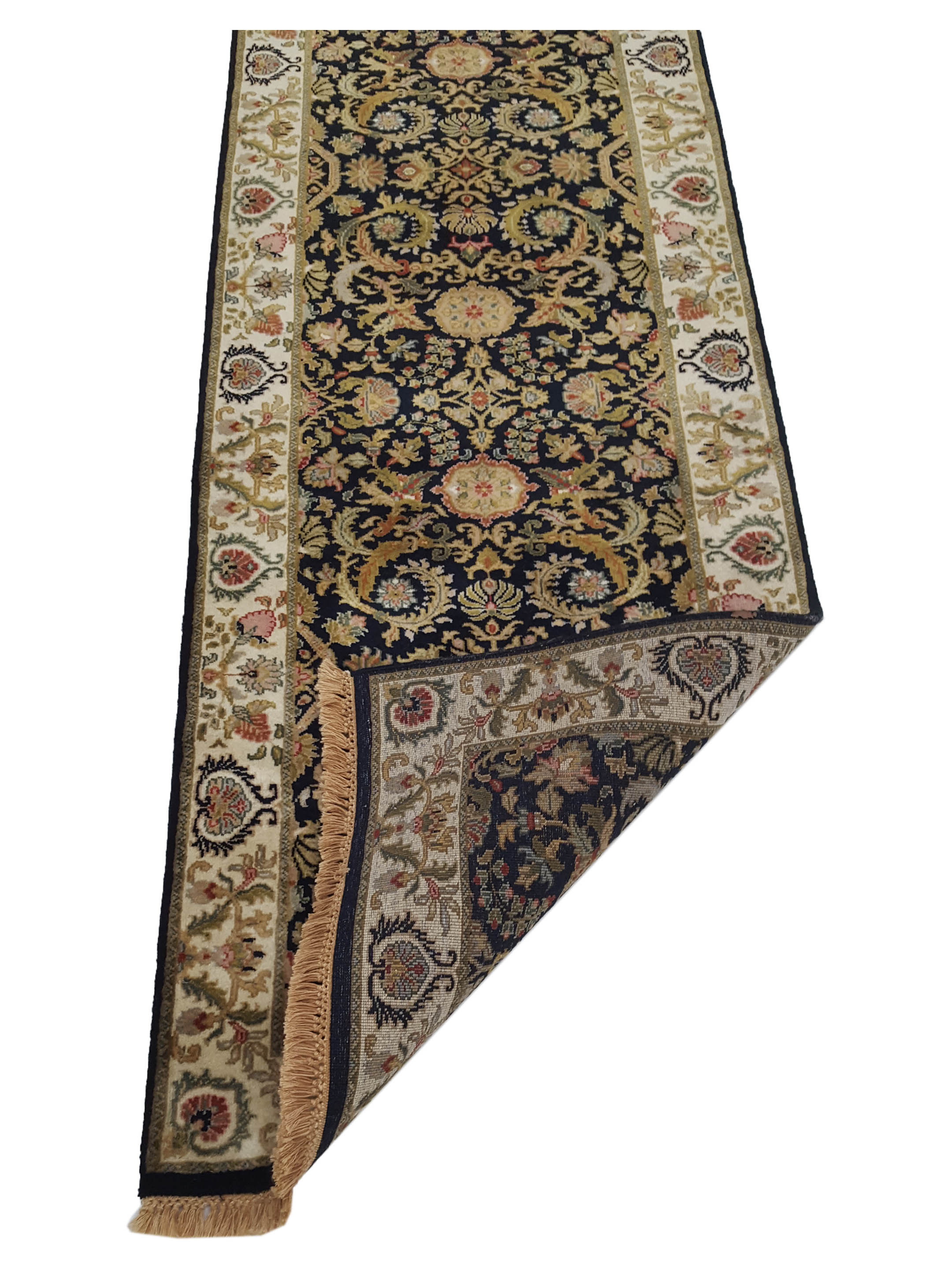 Maharaja Hand Knotted Black 2.6x12 - Image 3 of 6