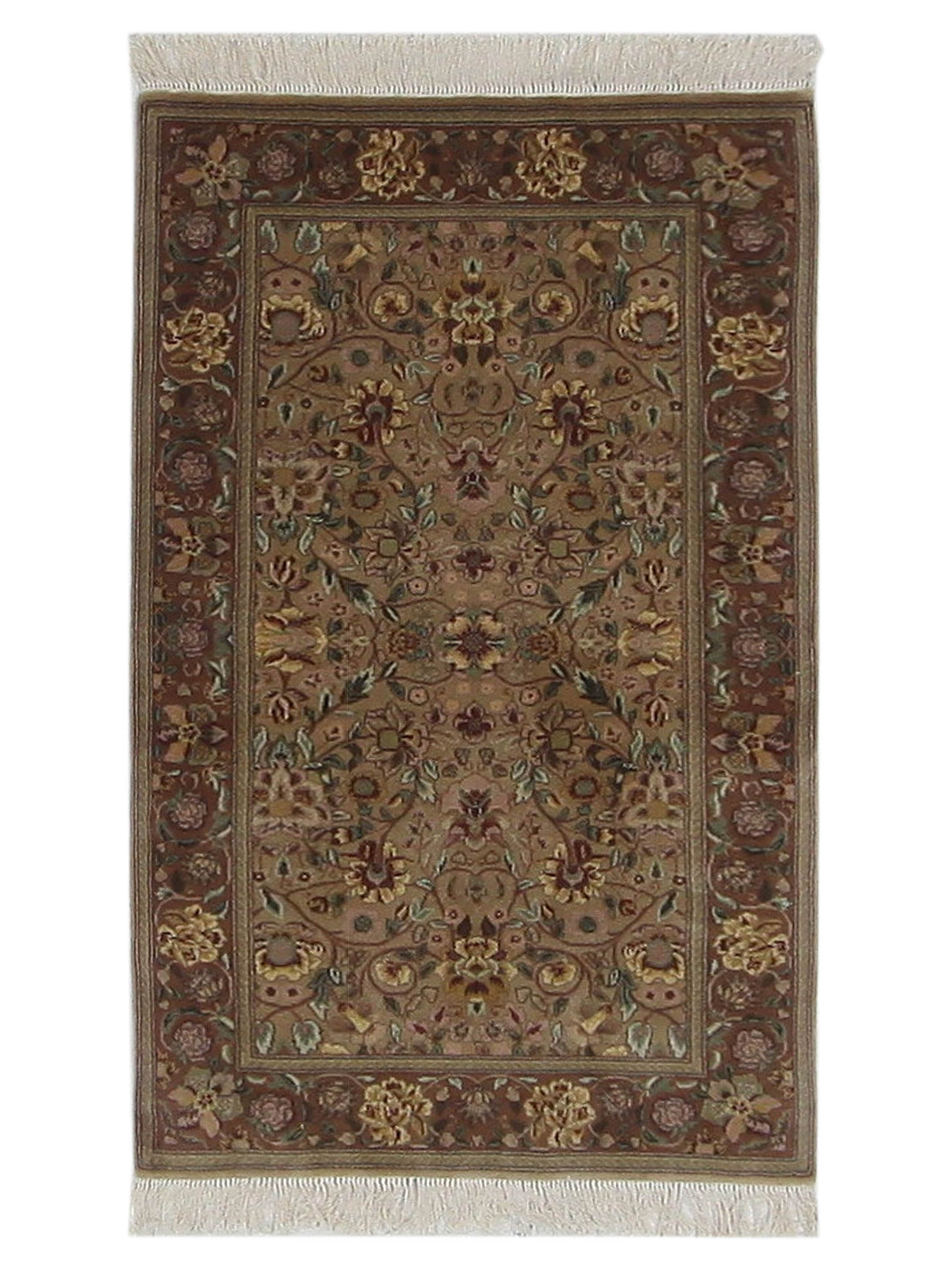 Loom Hand Knotted Lt.Brown 3x5